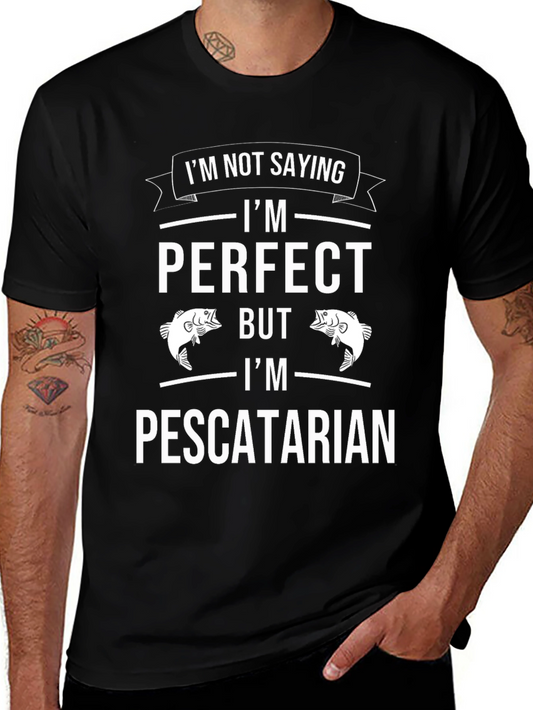 Funny Pescatarian T-Shirt - Perfect Fish Lover Tee