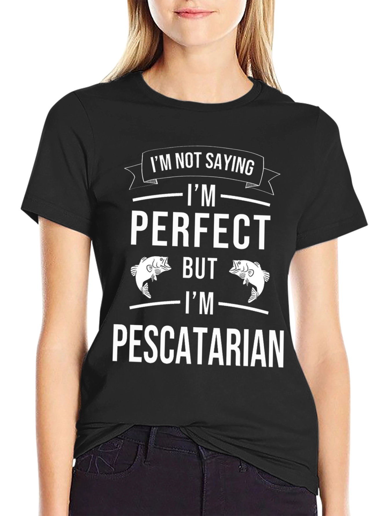 Funny Pescatarian T-Shirt - Perfect Fish Lover Tee