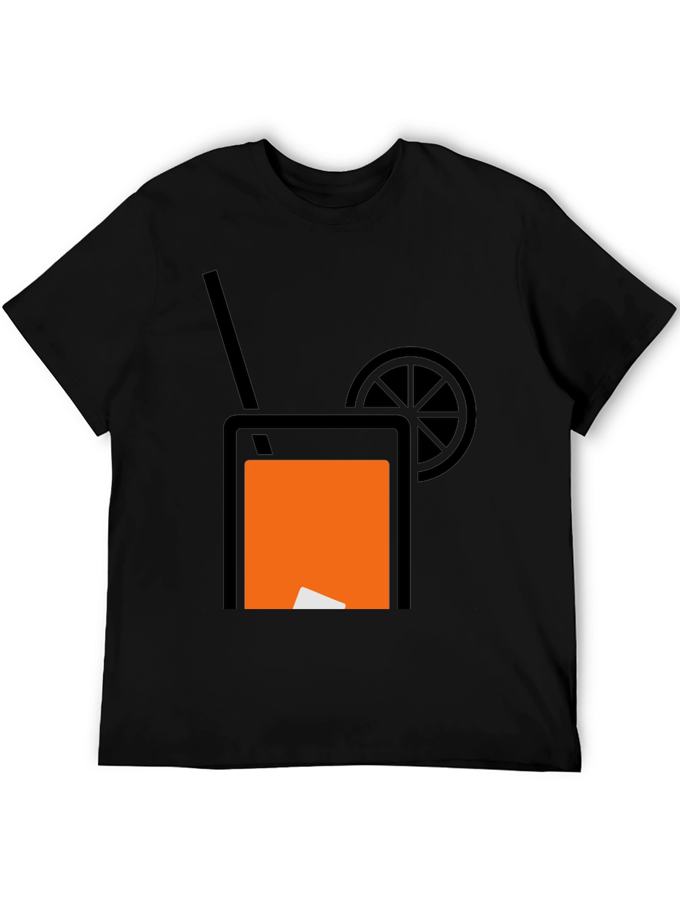 Cocktail Graphic Tee - Black Unisex T-Shirt