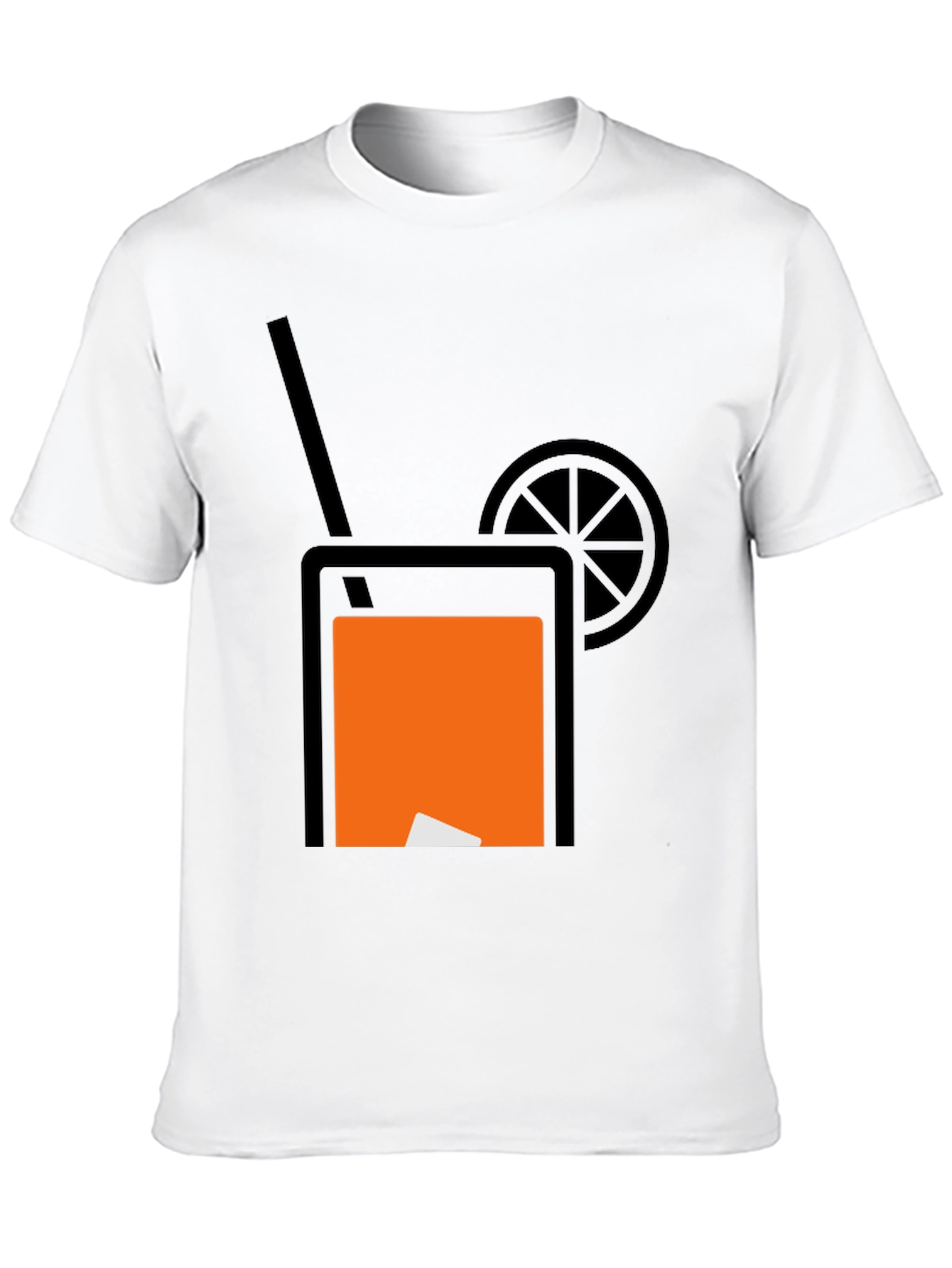 Cocktail Graphic Tee - Black Unisex T-Shirt