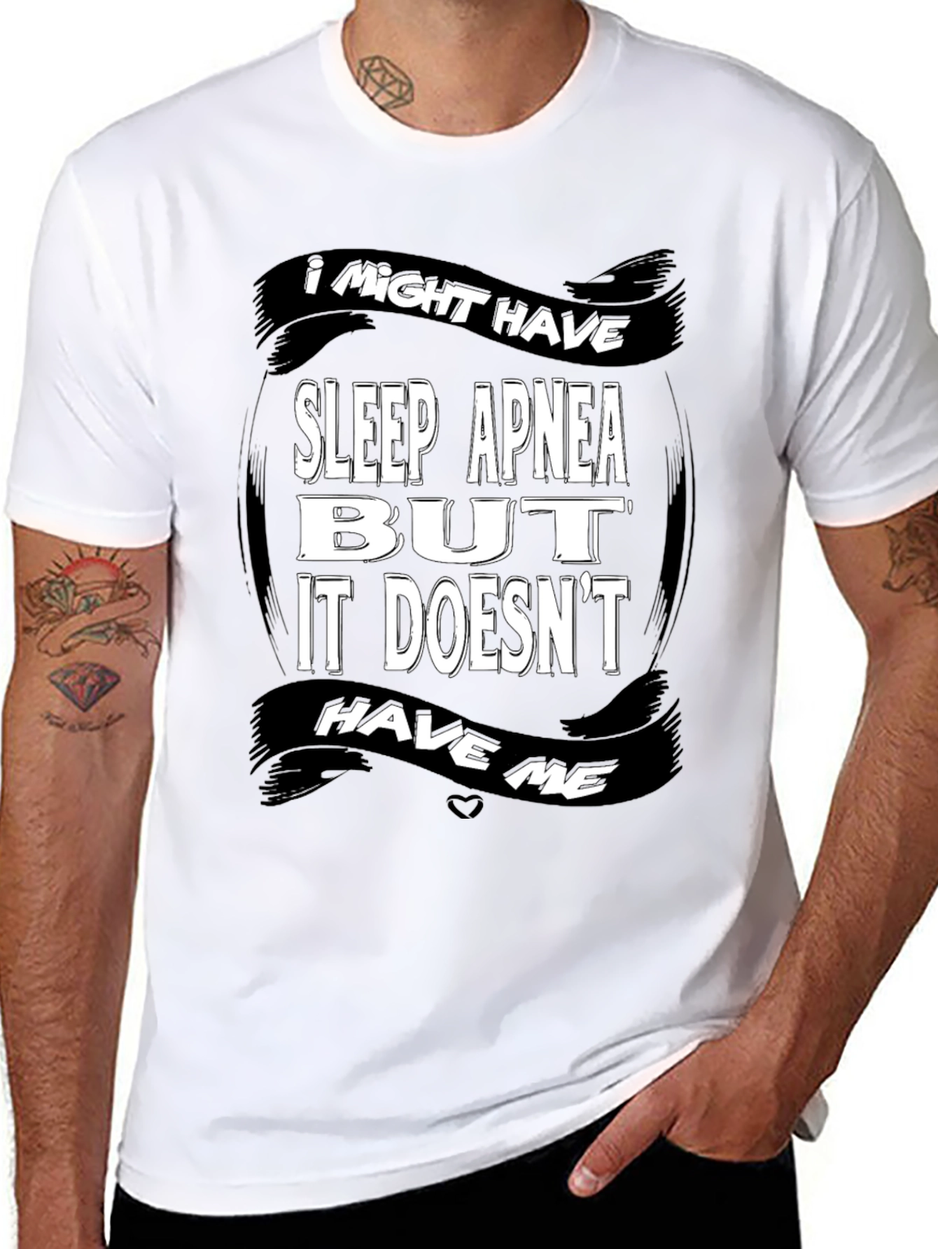 Funny Sleep Apnea Awareness Graphic T-Shirt
