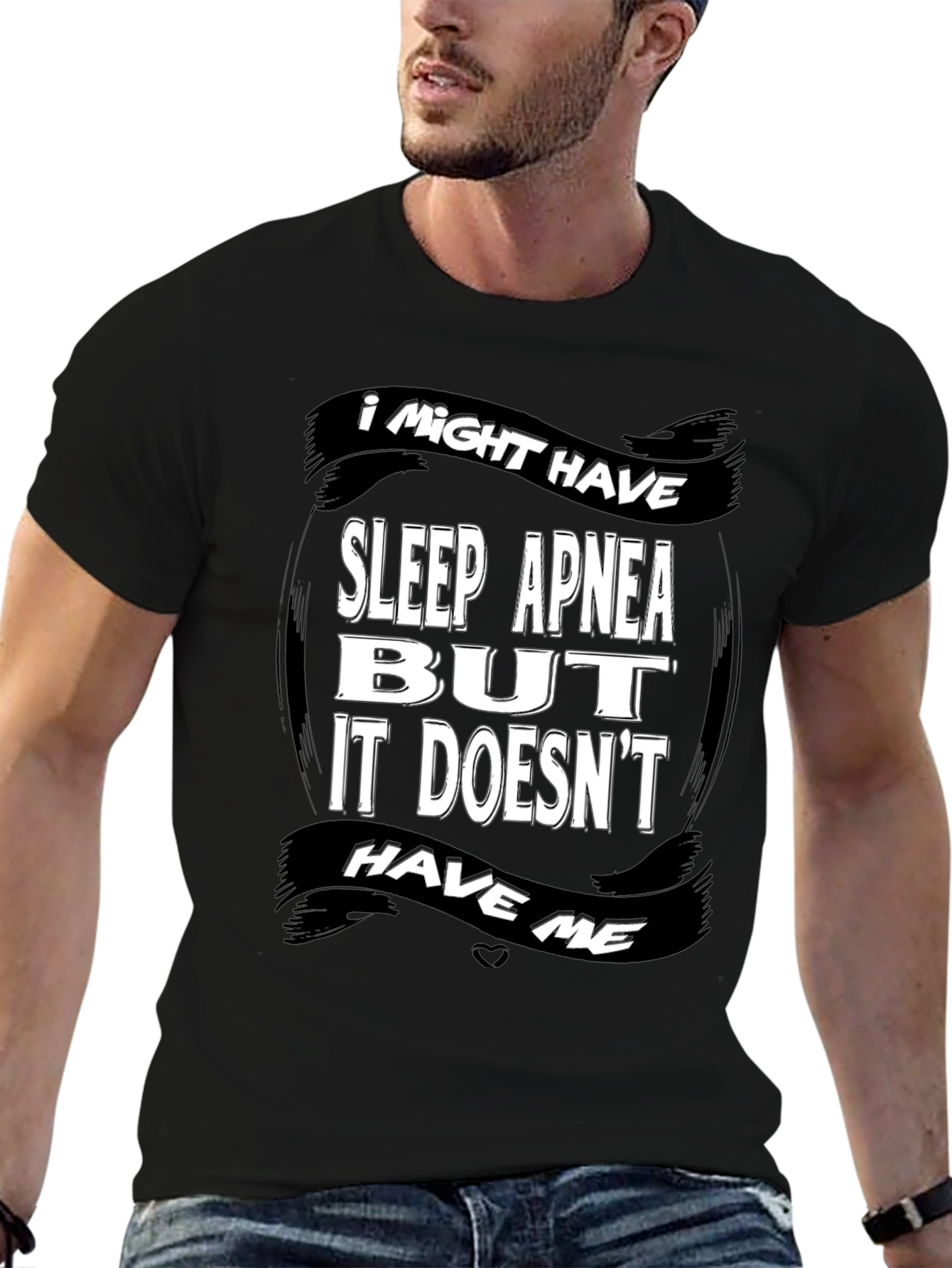 Funny Sleep Apnea Awareness Graphic T-Shirt