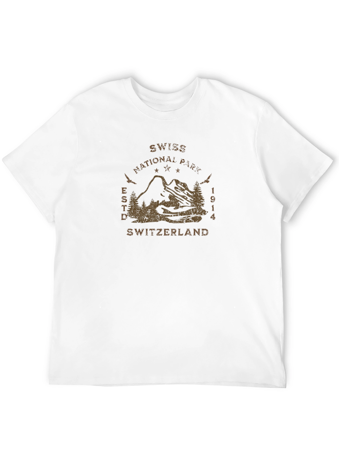 Swiss National Park T-Shirt: Mountain Graphic Tee