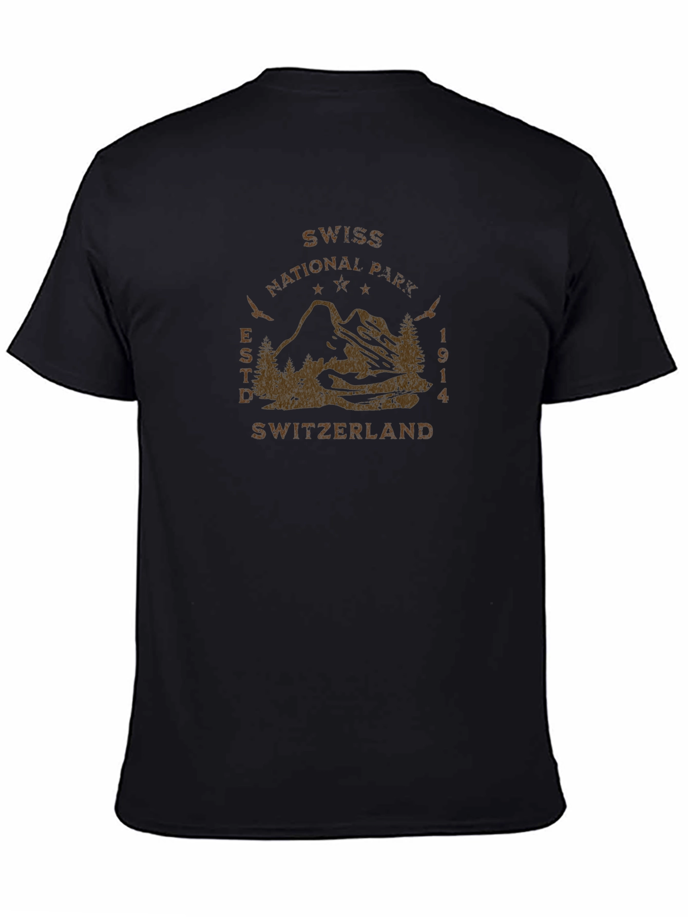 Swiss National Park T-Shirt: Mountain Graphic Tee