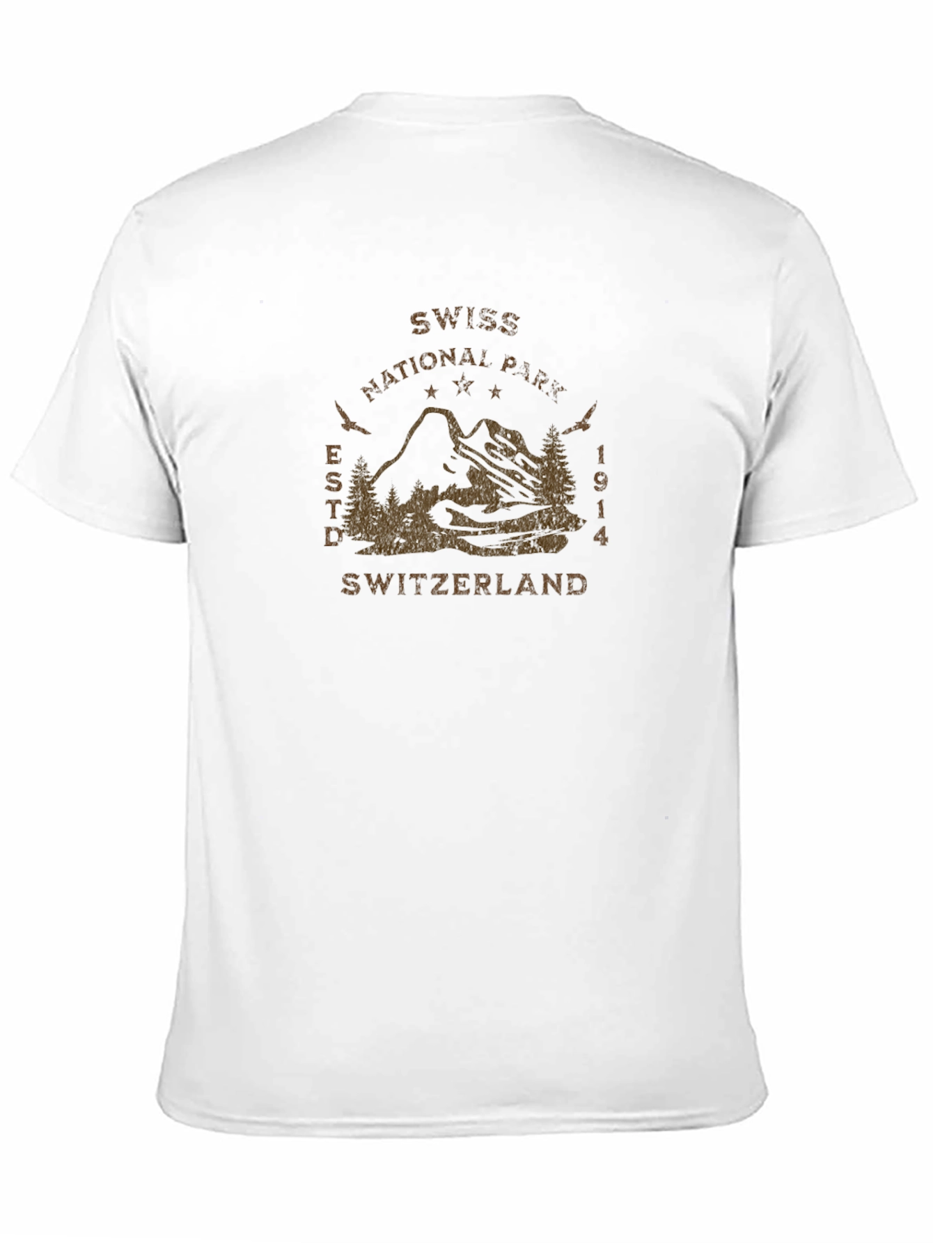 Swiss National Park T-Shirt: Mountain Graphic Tee