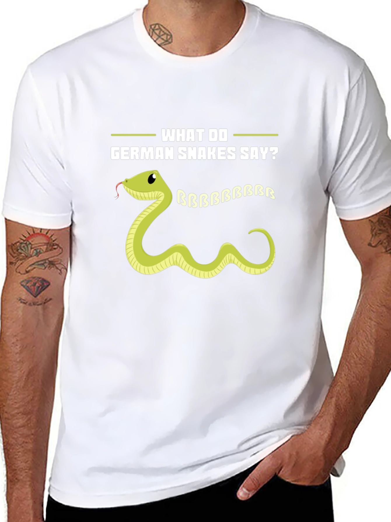 Funny German Snakes Graphic T-Shirt