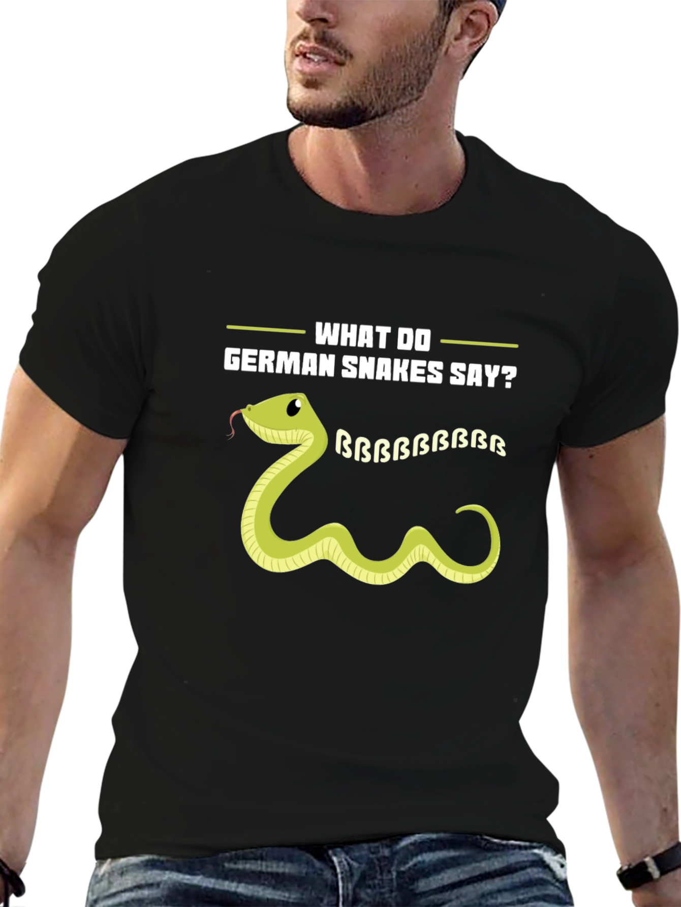 Funny German Snakes Graphic T-Shirt