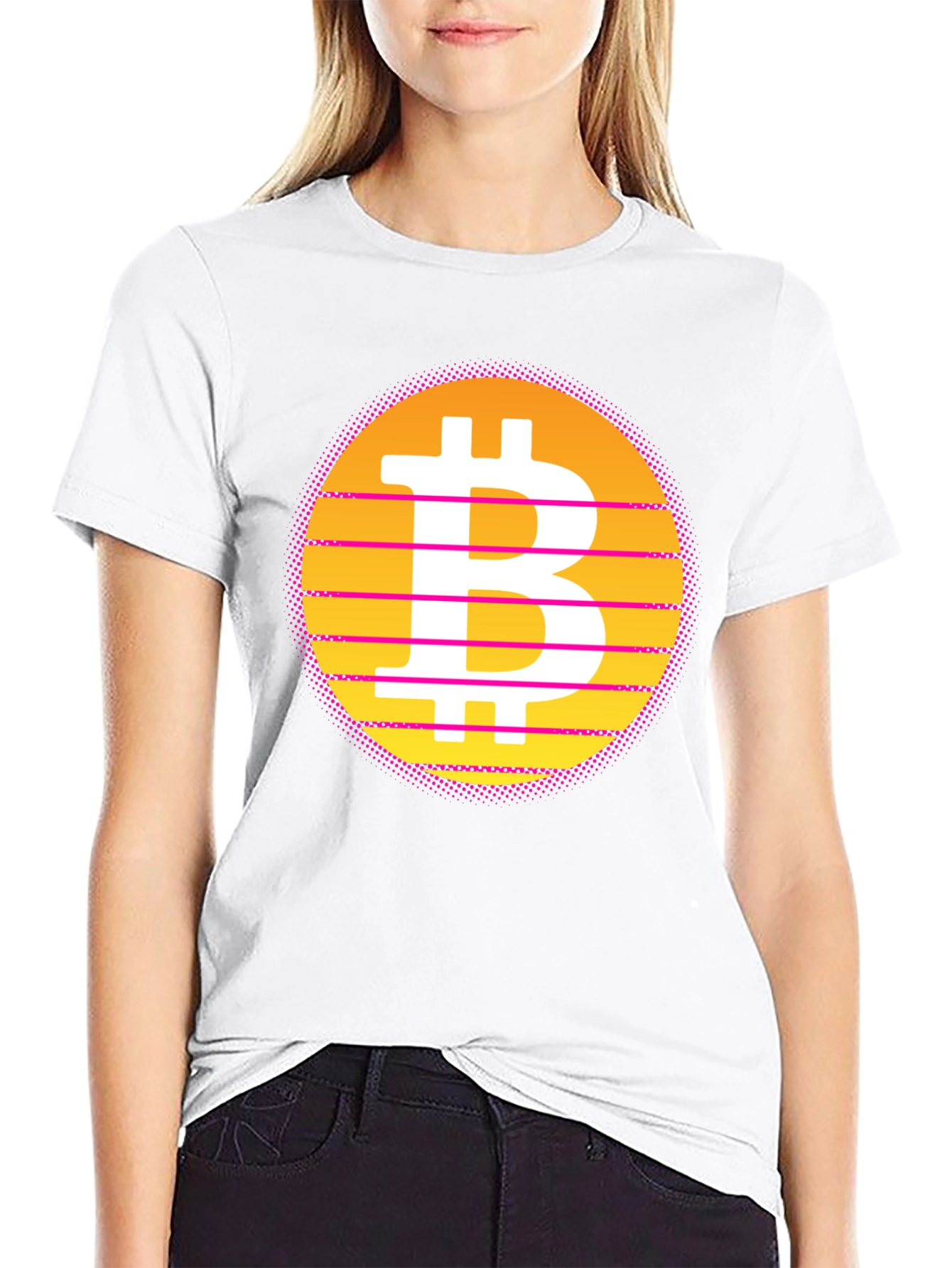 Retro Bitcoin T-Shirt - Black Crypto Tee