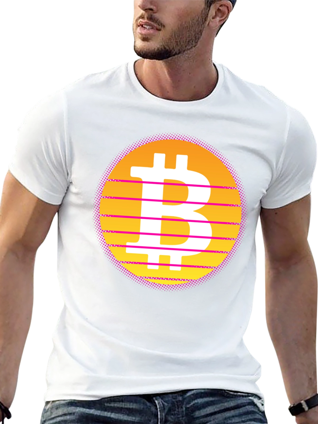 Retro Bitcoin T-Shirt - Black Crypto Tee