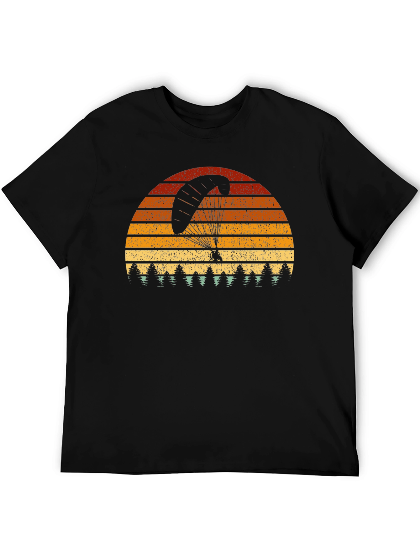 Paragliding Sunset Graphic Tee - Adventure Ready!