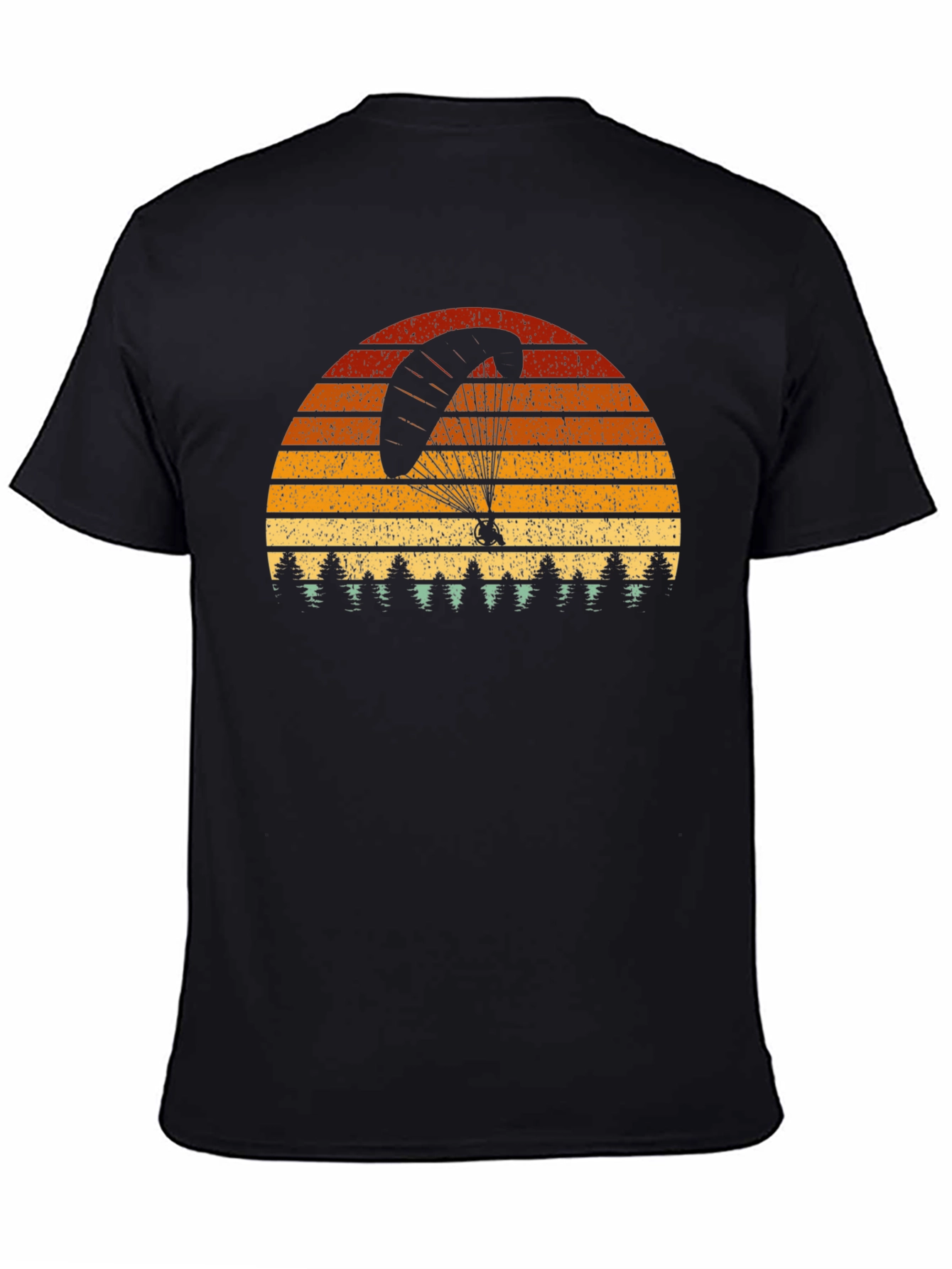Paragliding Sunset Graphic Tee - Adventure Ready!