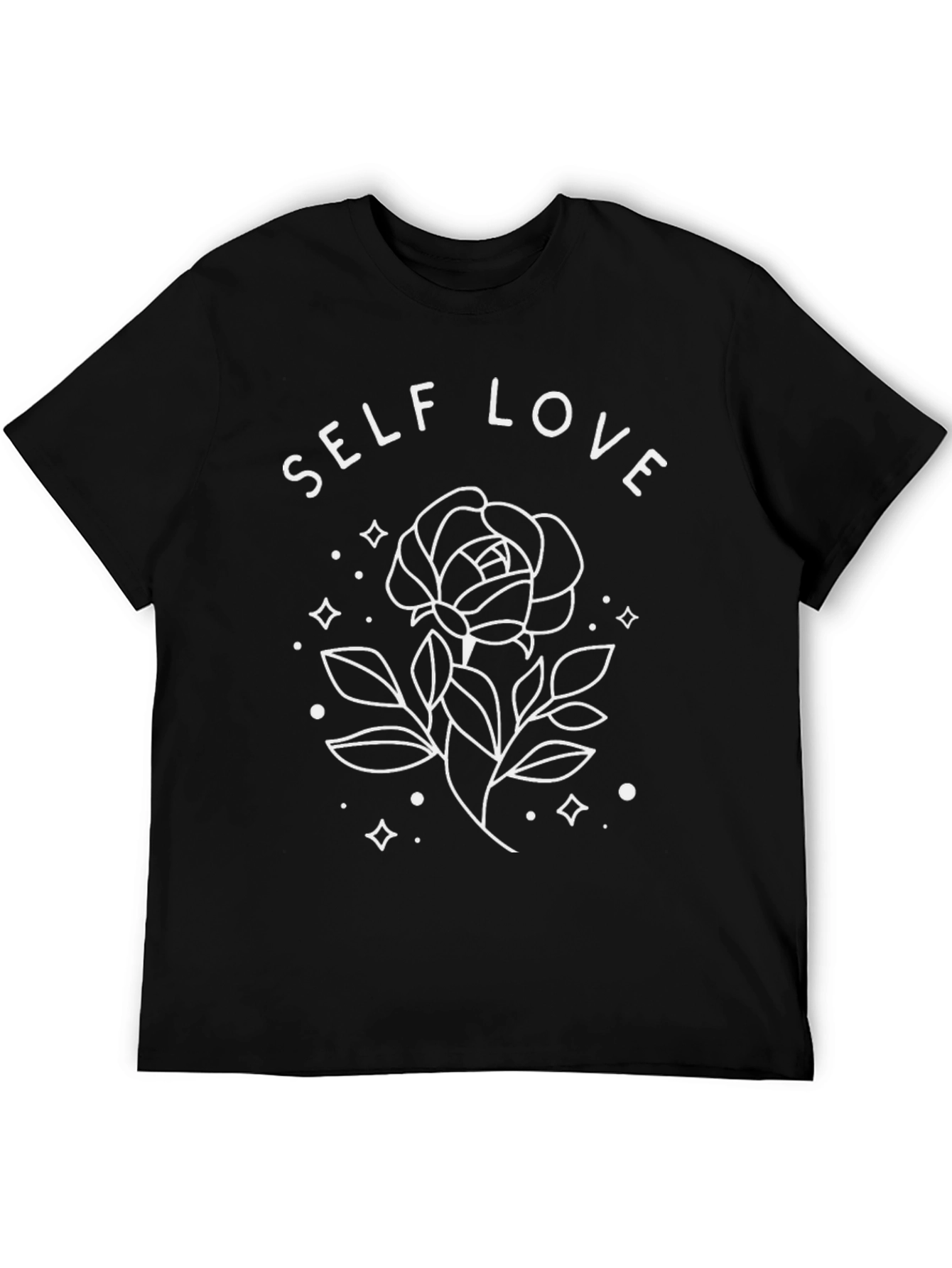 Self Love Rose Graphic Tee - Stylish Comfort