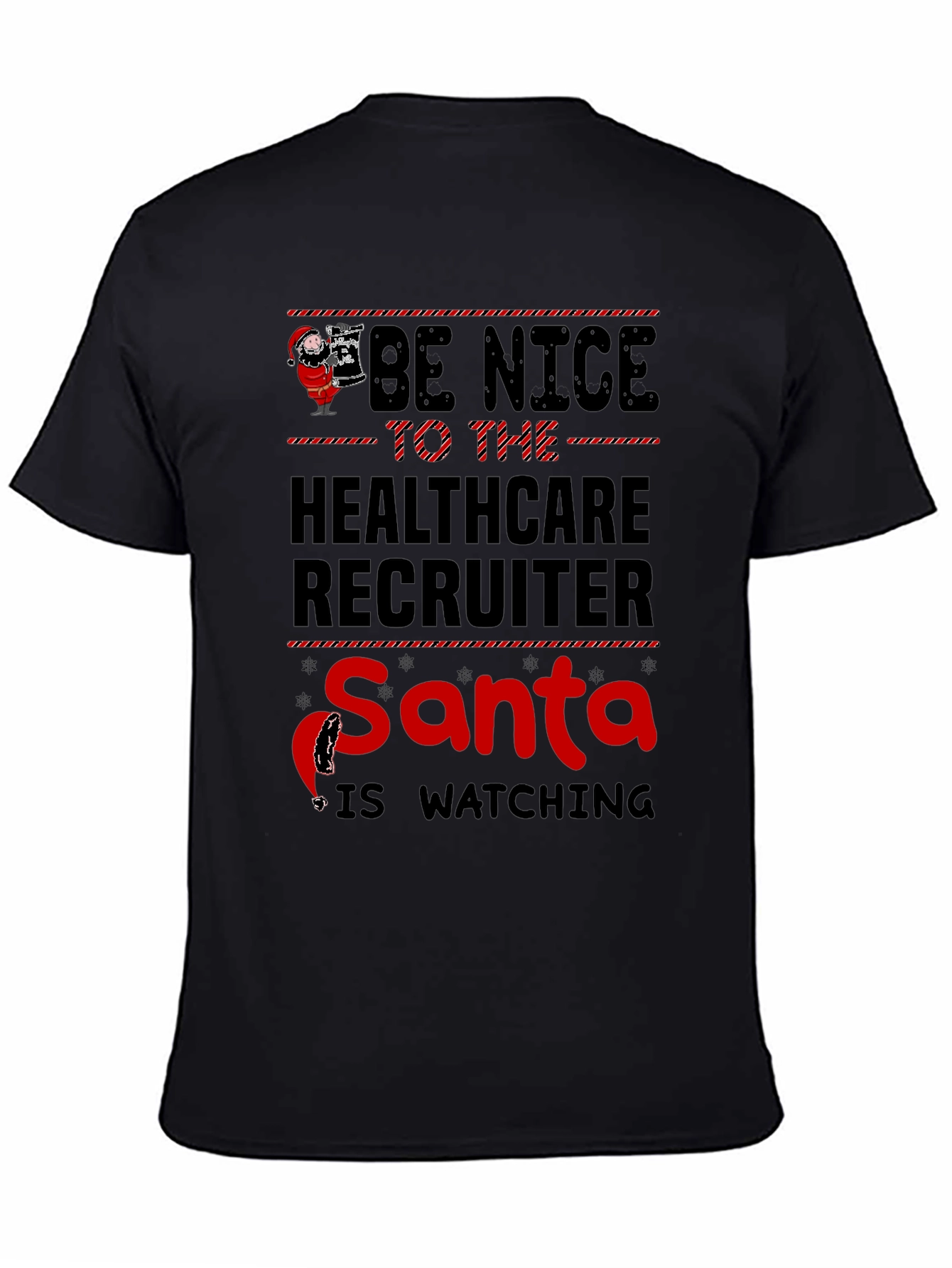 Healthcare Recruiter Santa T-Shirt