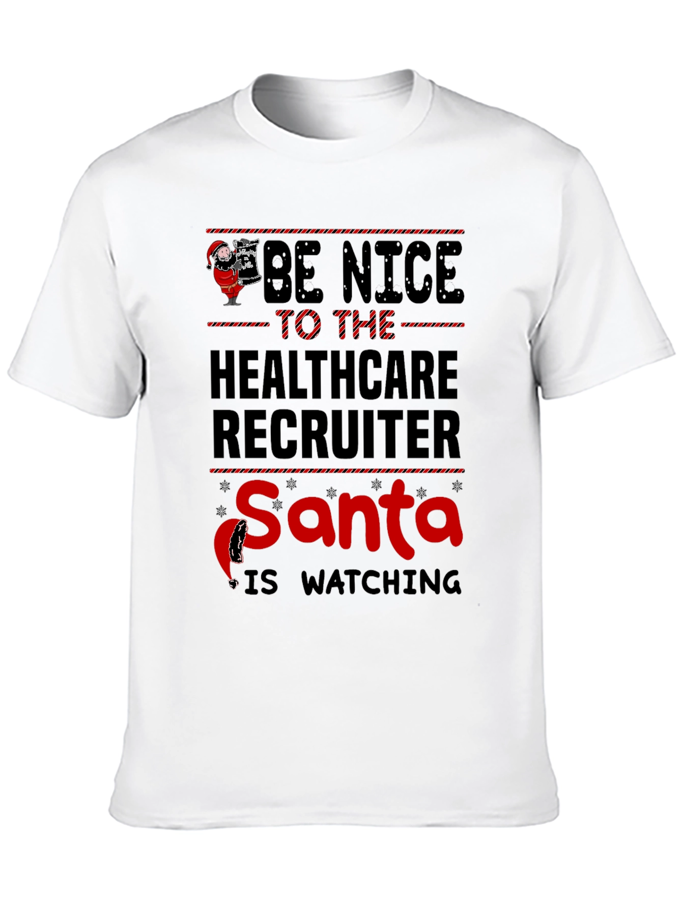 Healthcare Recruiter Santa T-Shirt