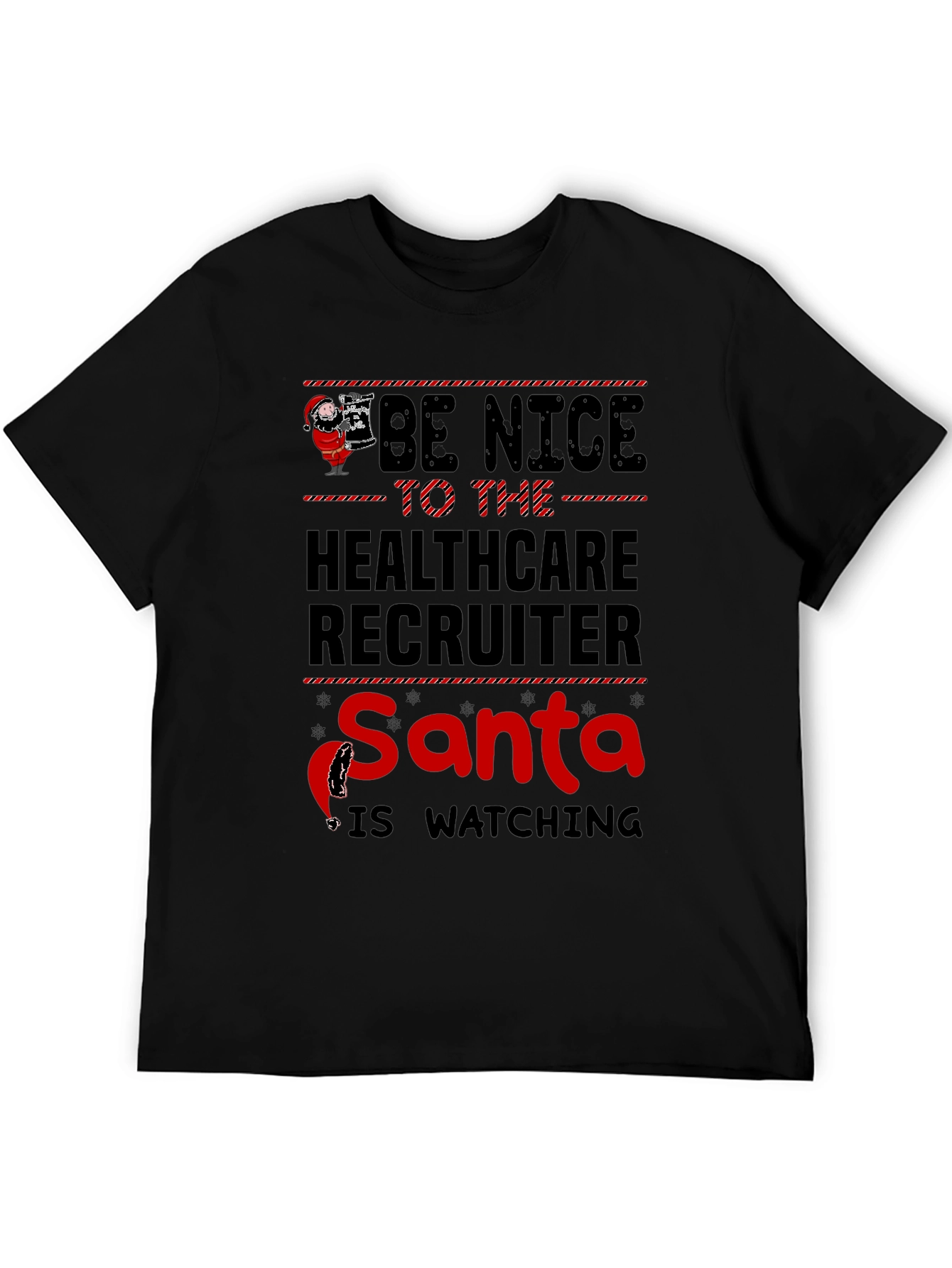 Healthcare Recruiter Santa T-Shirt