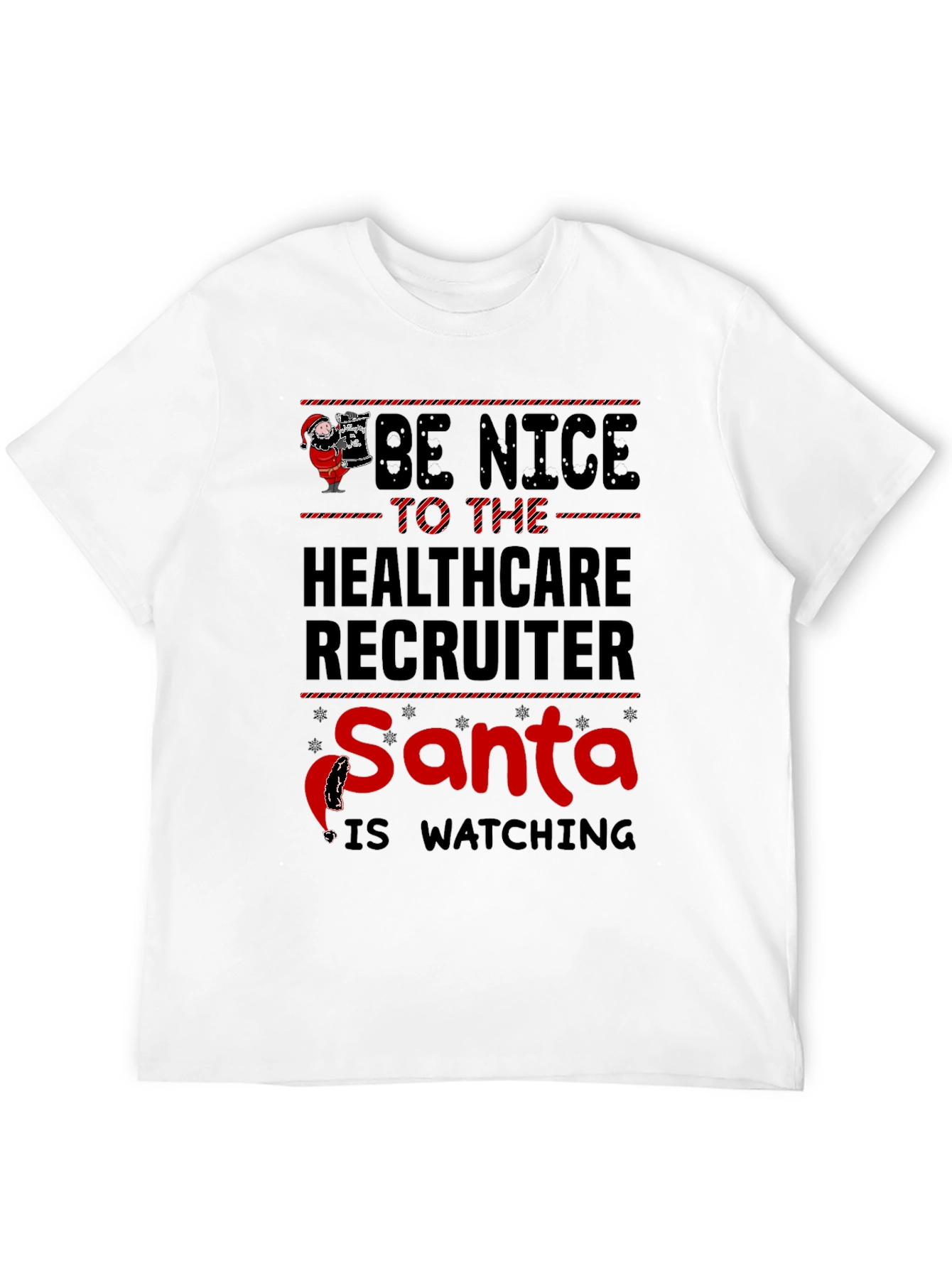 Healthcare Recruiter Santa T-Shirt