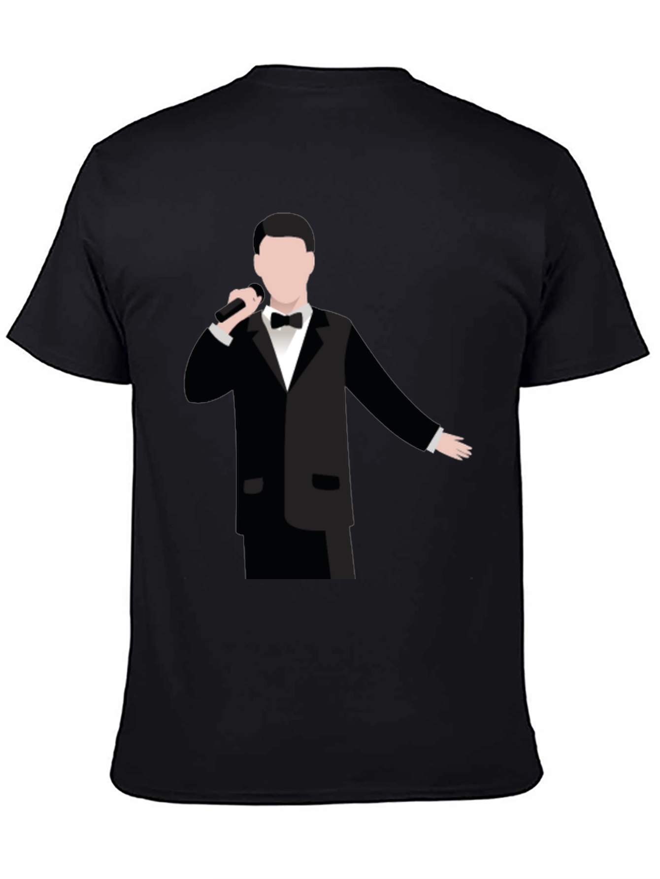 Singer Silhouette Graphic Black T-Shirt