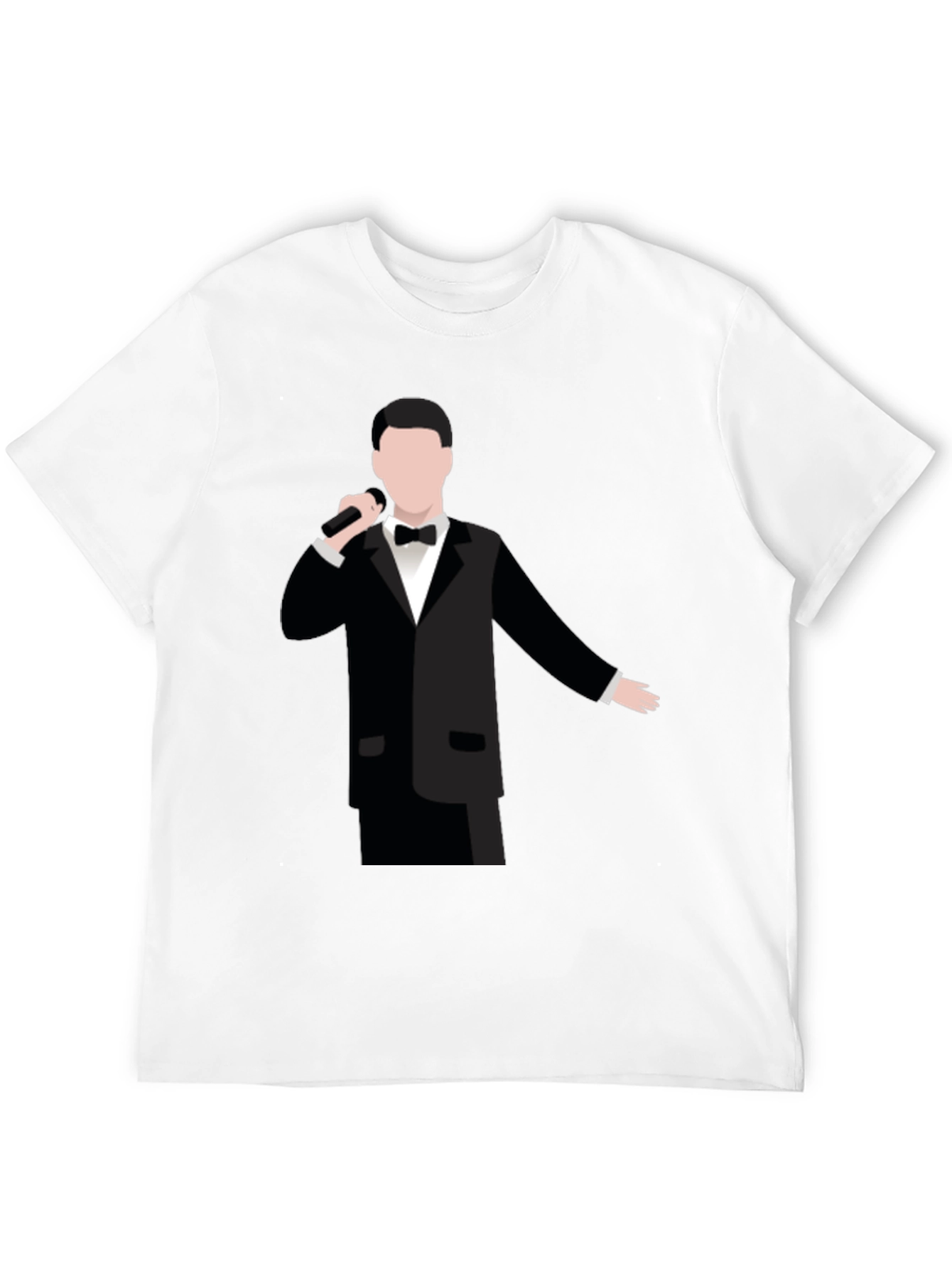 Singer Silhouette Graphic Black T-Shirt