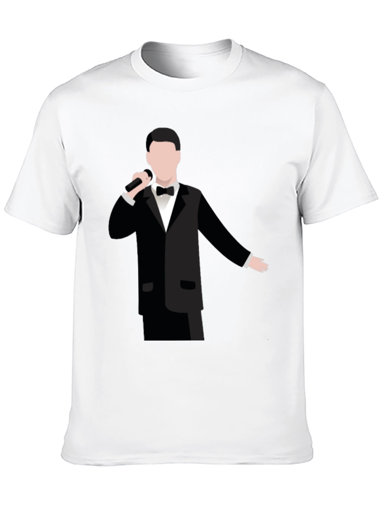 Singer Silhouette Graphic Black T-Shirt
