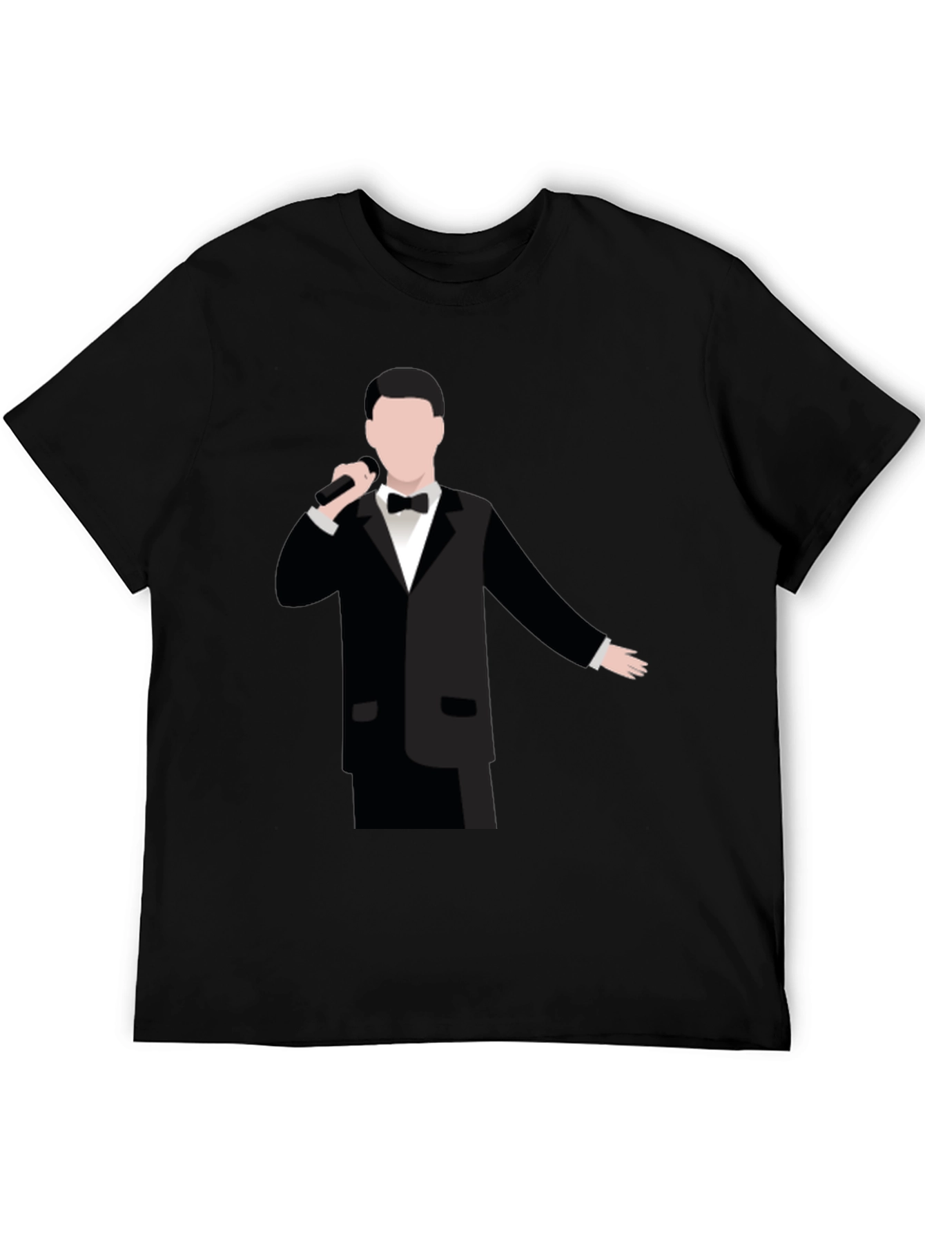 Singer Silhouette Graphic Black T-Shirt