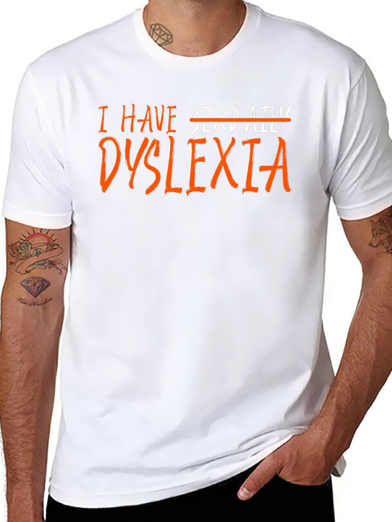 Dyslexia T-Shirt - Humor Novelty Graphic Tee