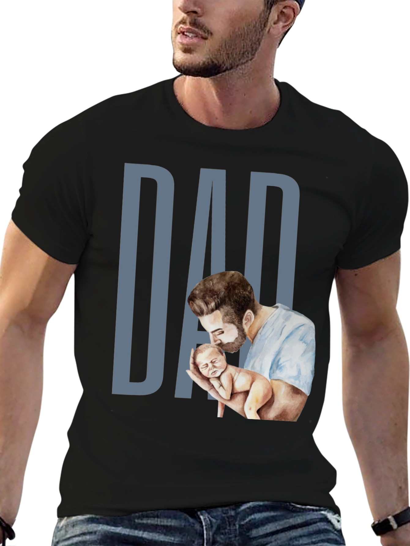 Dad & Baby Graphic Tee - Fathers Day Gift