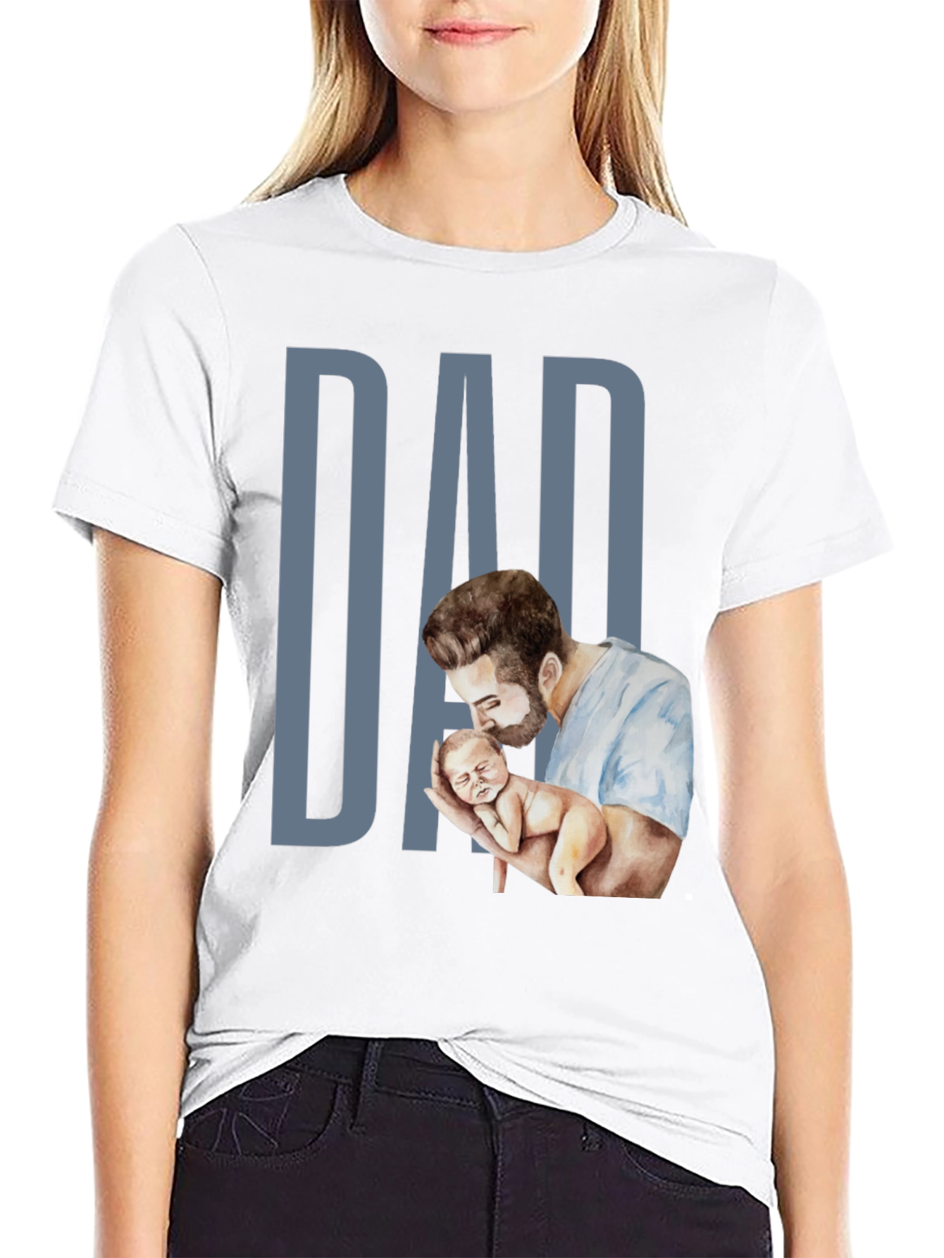 Dad & Baby Graphic Tee - Fathers Day Gift