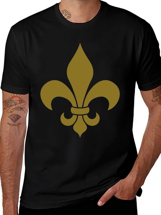 Fleur-de-Lis Graphic Tee - Classic Design