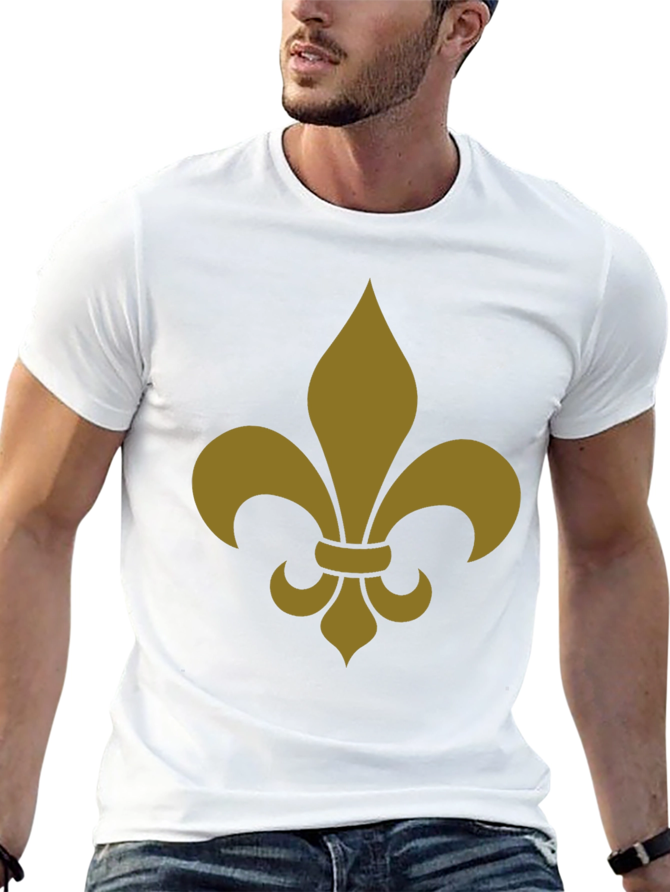 Fleur-de-Lis Graphic Tee - Classic Design