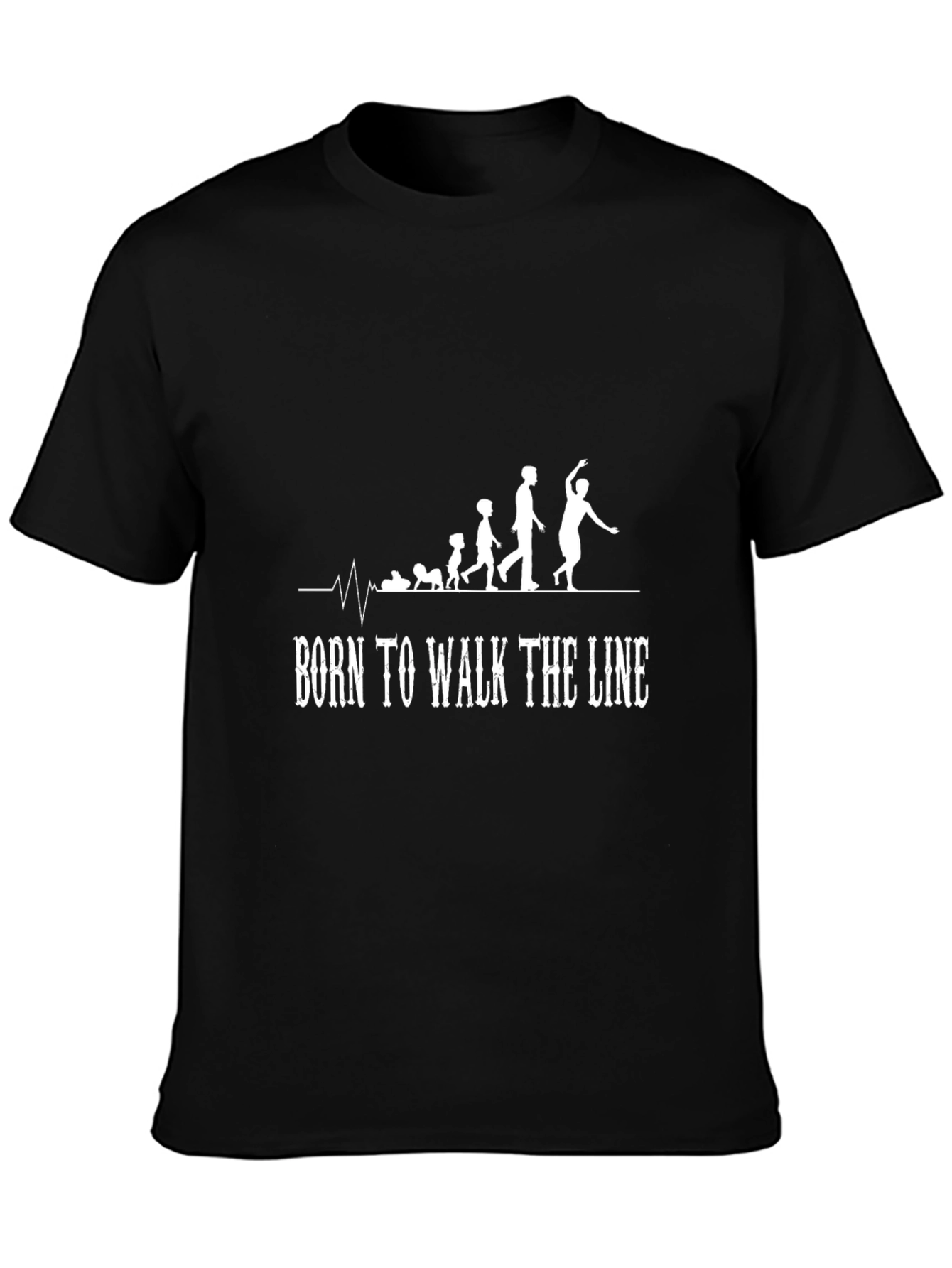 Born to Walk The Line Graphic Tee