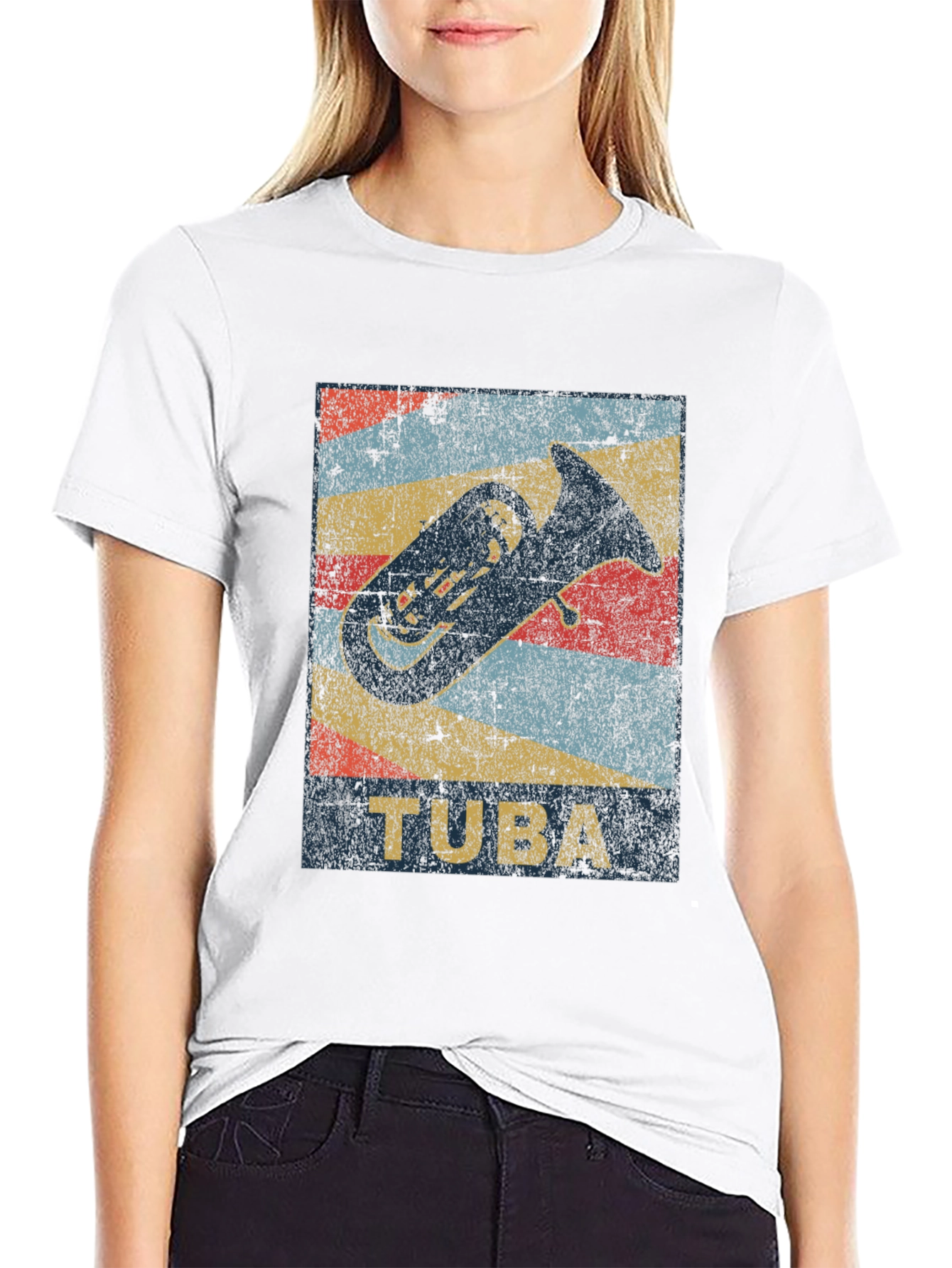 Retro Tuba Music T-Shirt