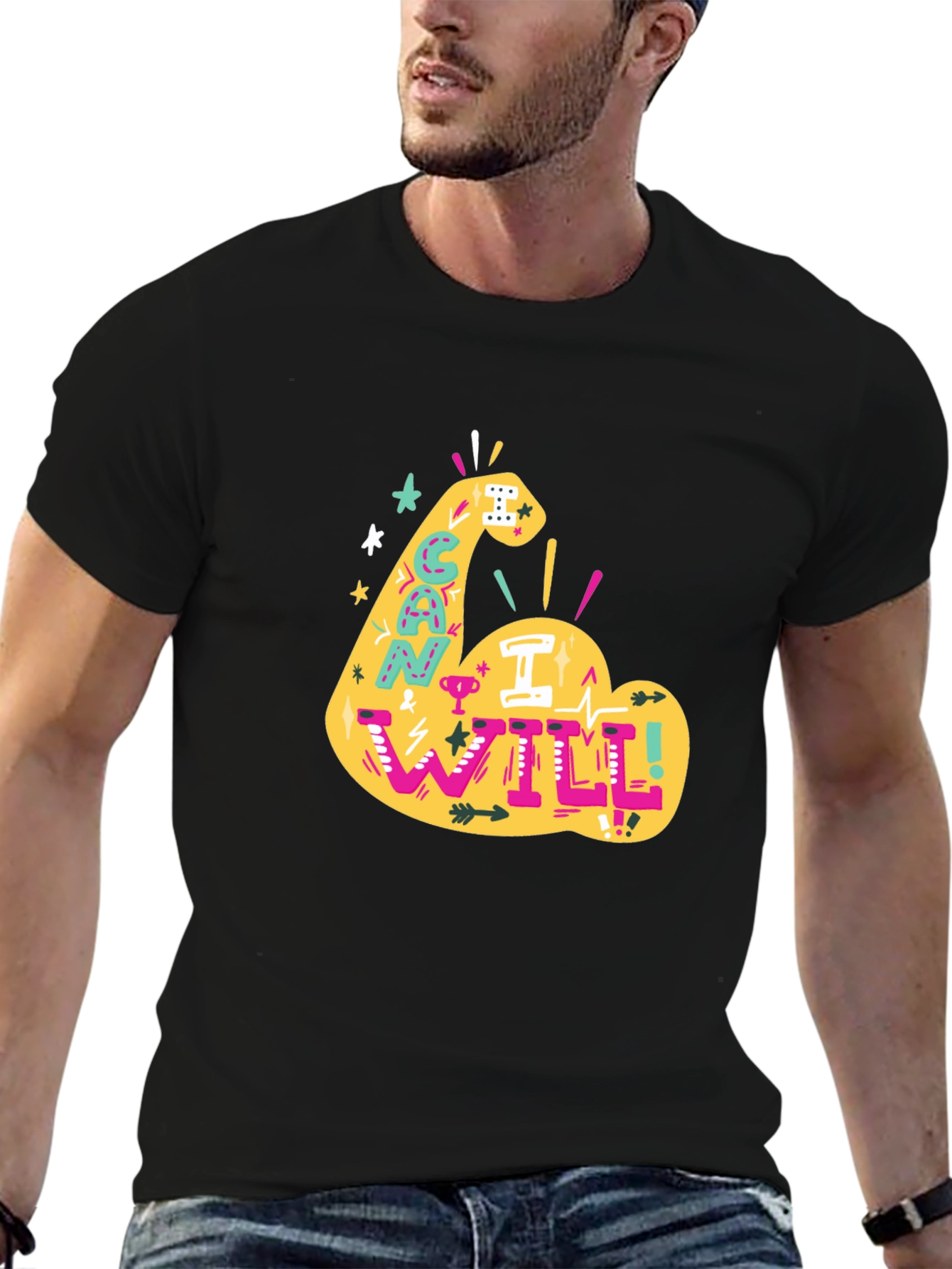 Can I Will Arm Graphic T-Shirt
