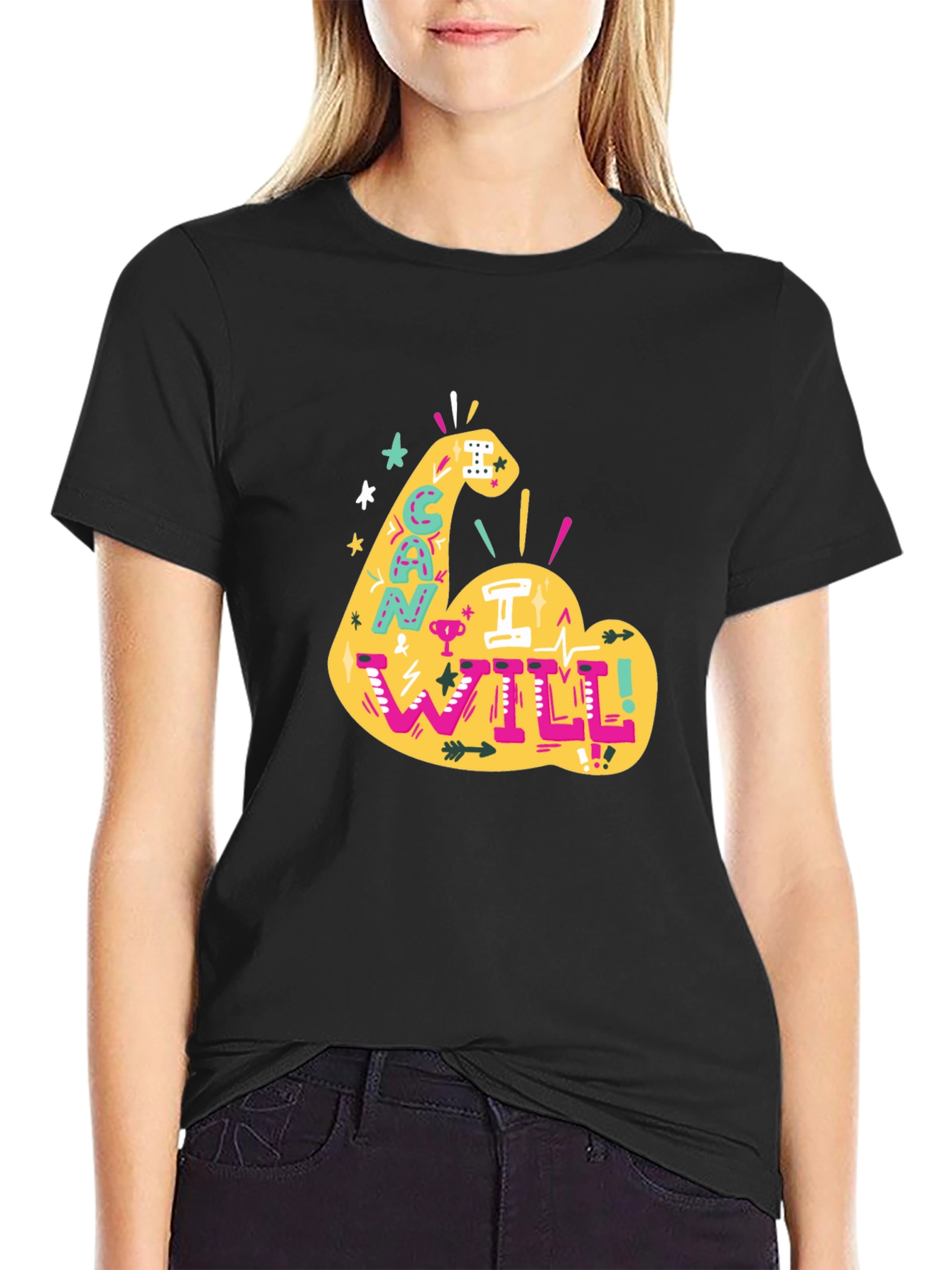 Can I Will Arm Graphic T-Shirt