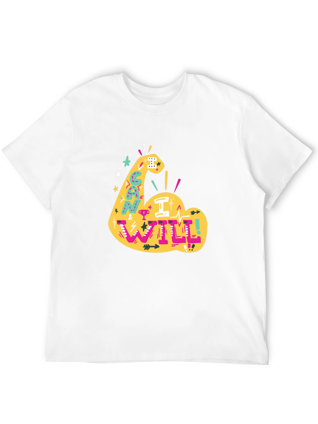 Can I Will Arm Graphic T-Shirt