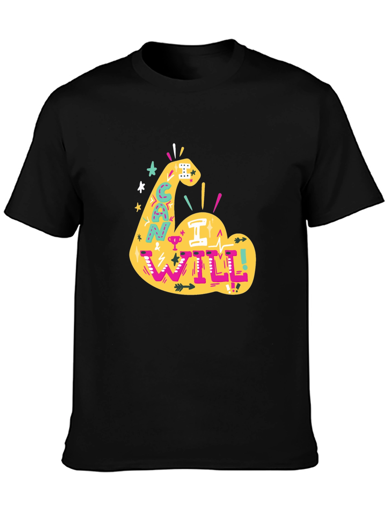 Can I Will Arm Graphic T-Shirt