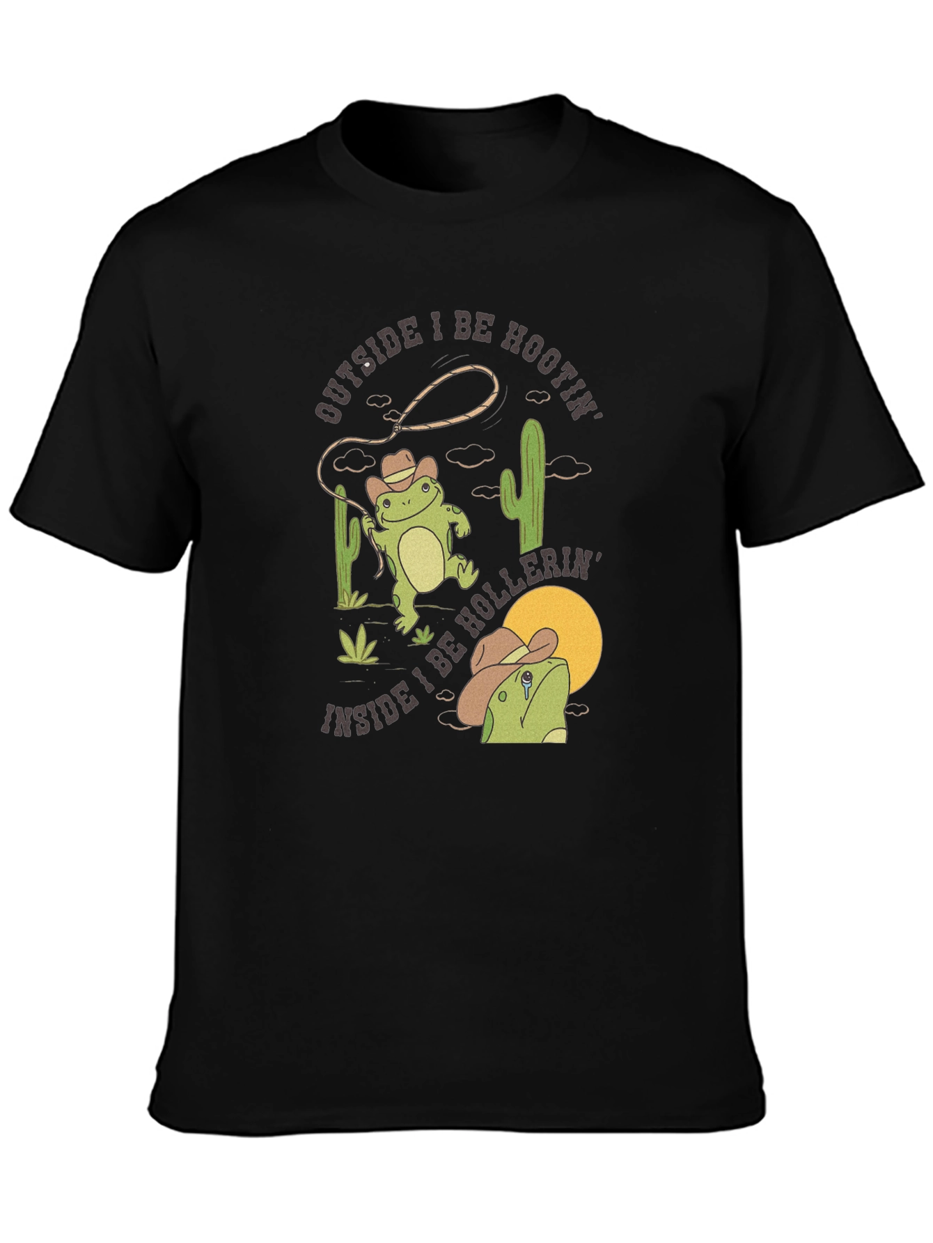 Cowboy Frog T-Shirt: Hoots & Hollers
