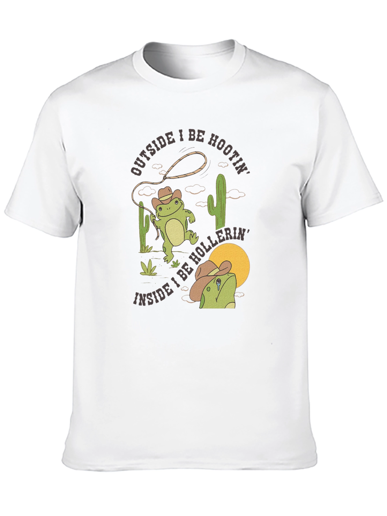 Cowboy Frog T-Shirt: Hoots & Hollers