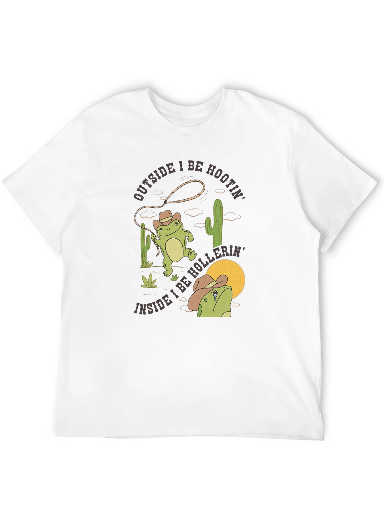 Cowboy Frog T-Shirt: Hoots & Hollers