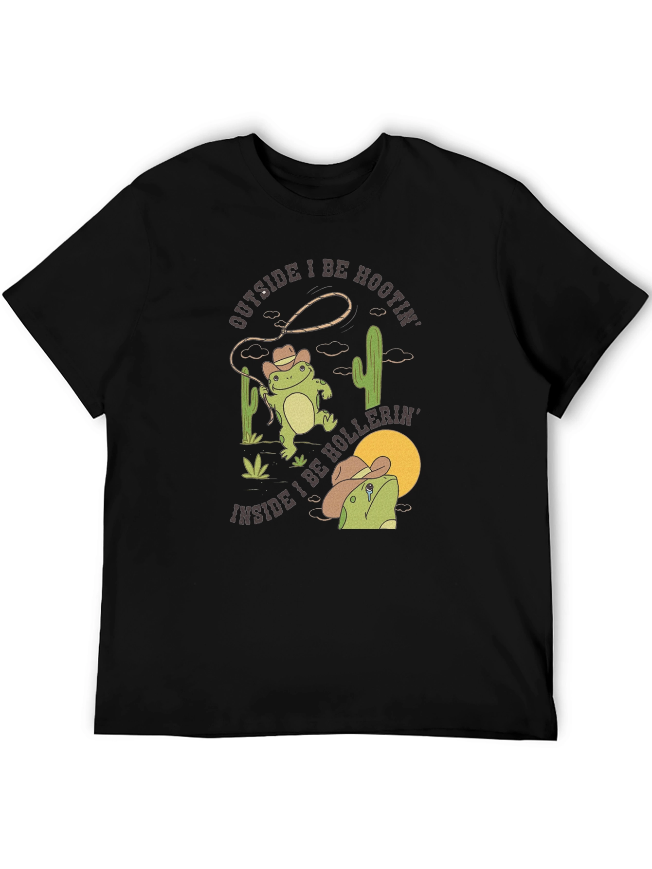 Cowboy Frog T-Shirt: Hoots & Hollers