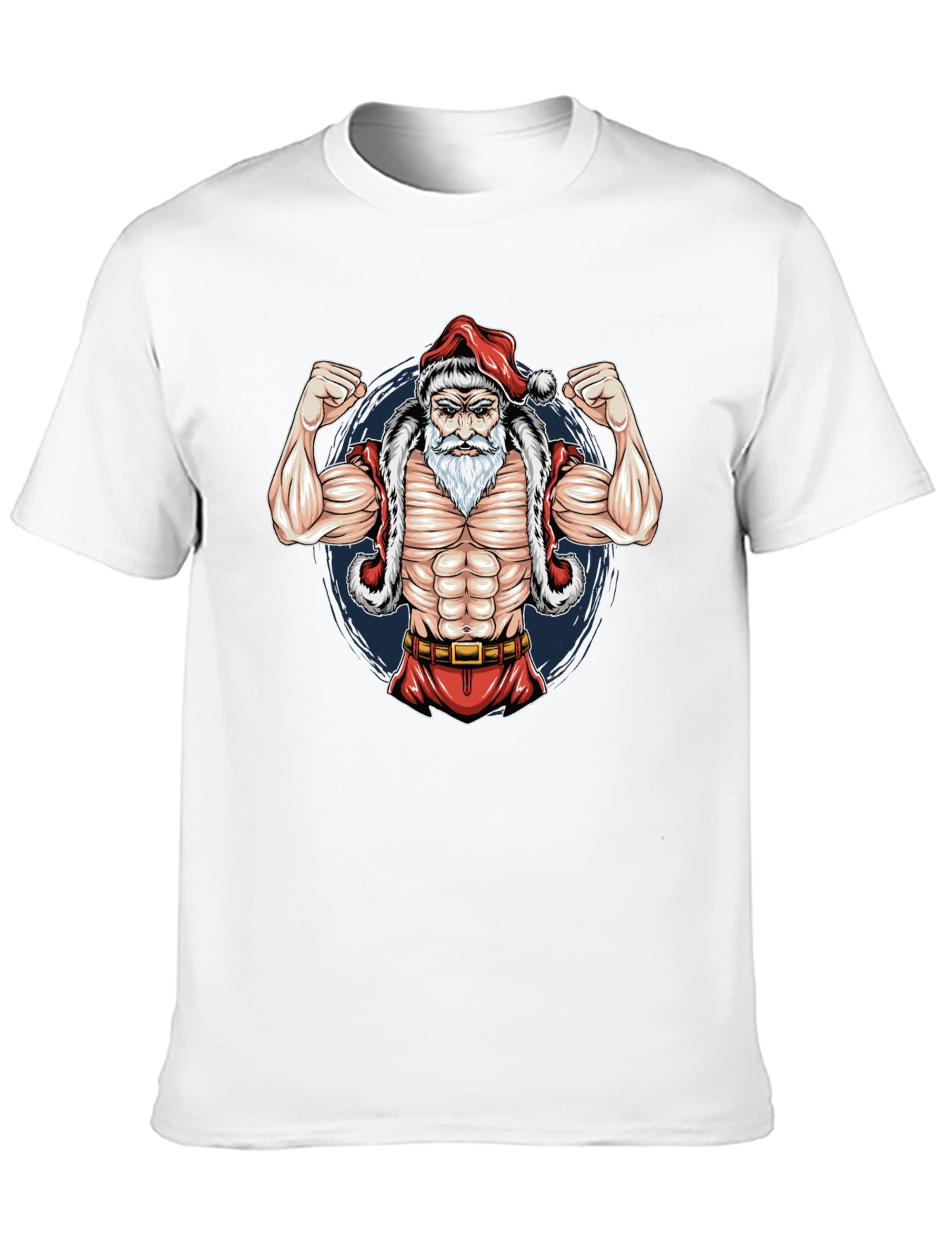 Muscle Santa Graphic Tee