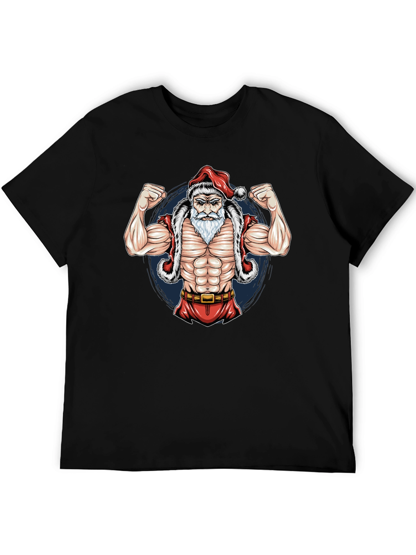 Muscle Santa Graphic Tee