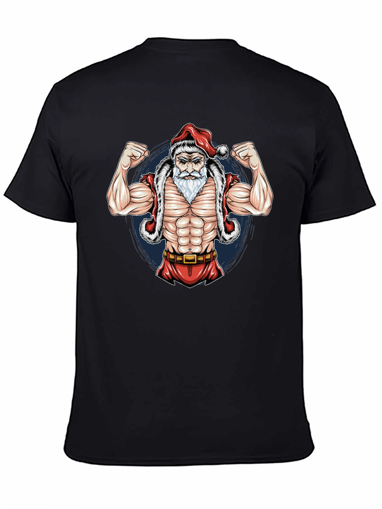 Muscle Santa Graphic Tee