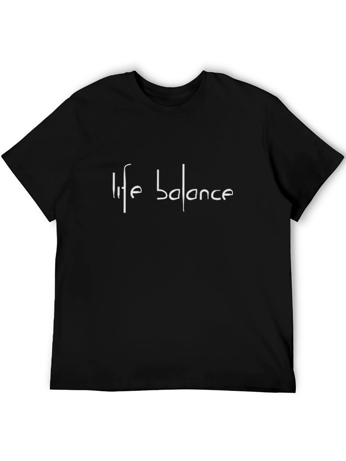 Life Balance T-Shirt - Soft Cotton Blend Casual Tee