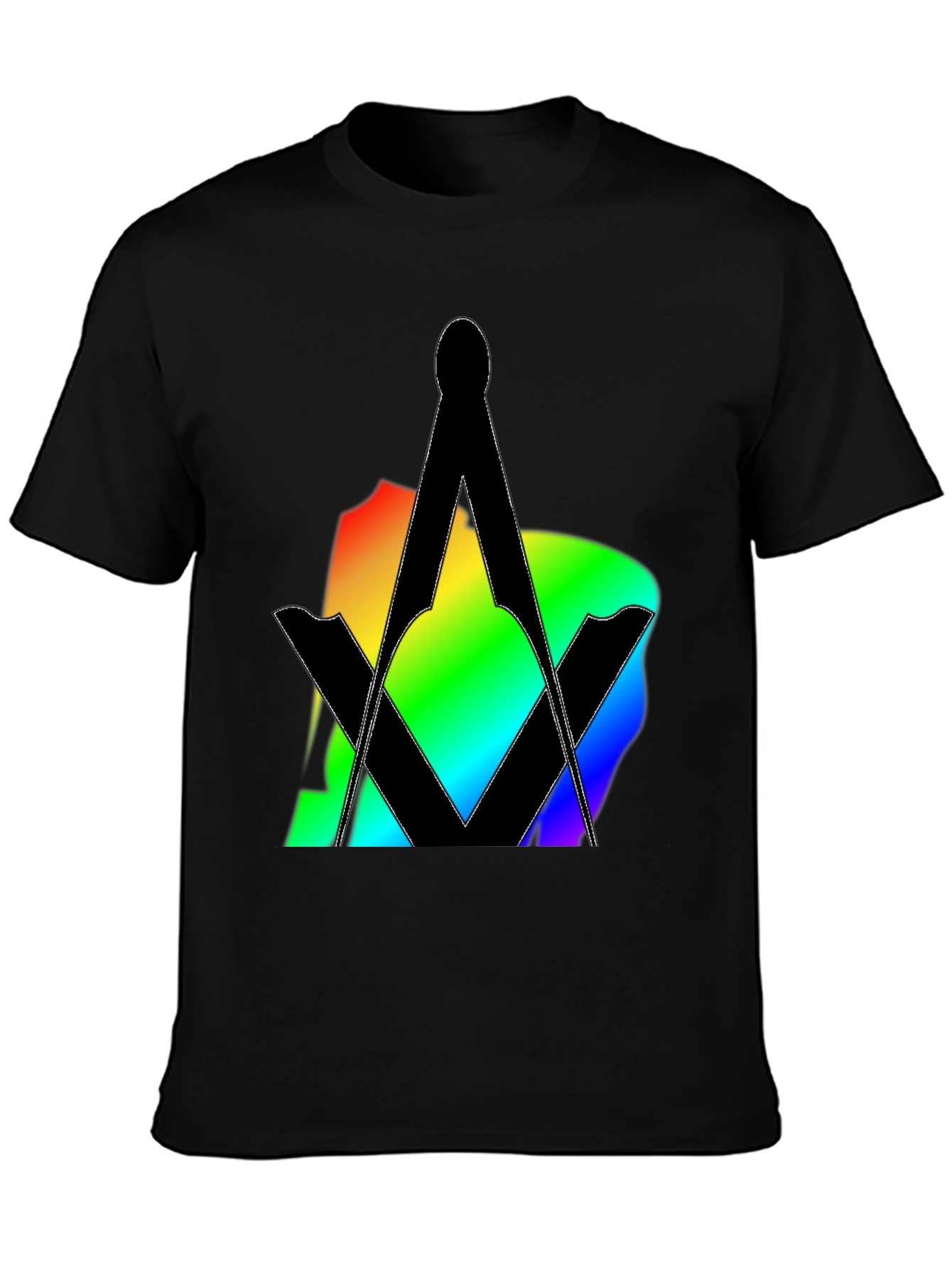 Rainbow Masonic Symbol T-Shirt