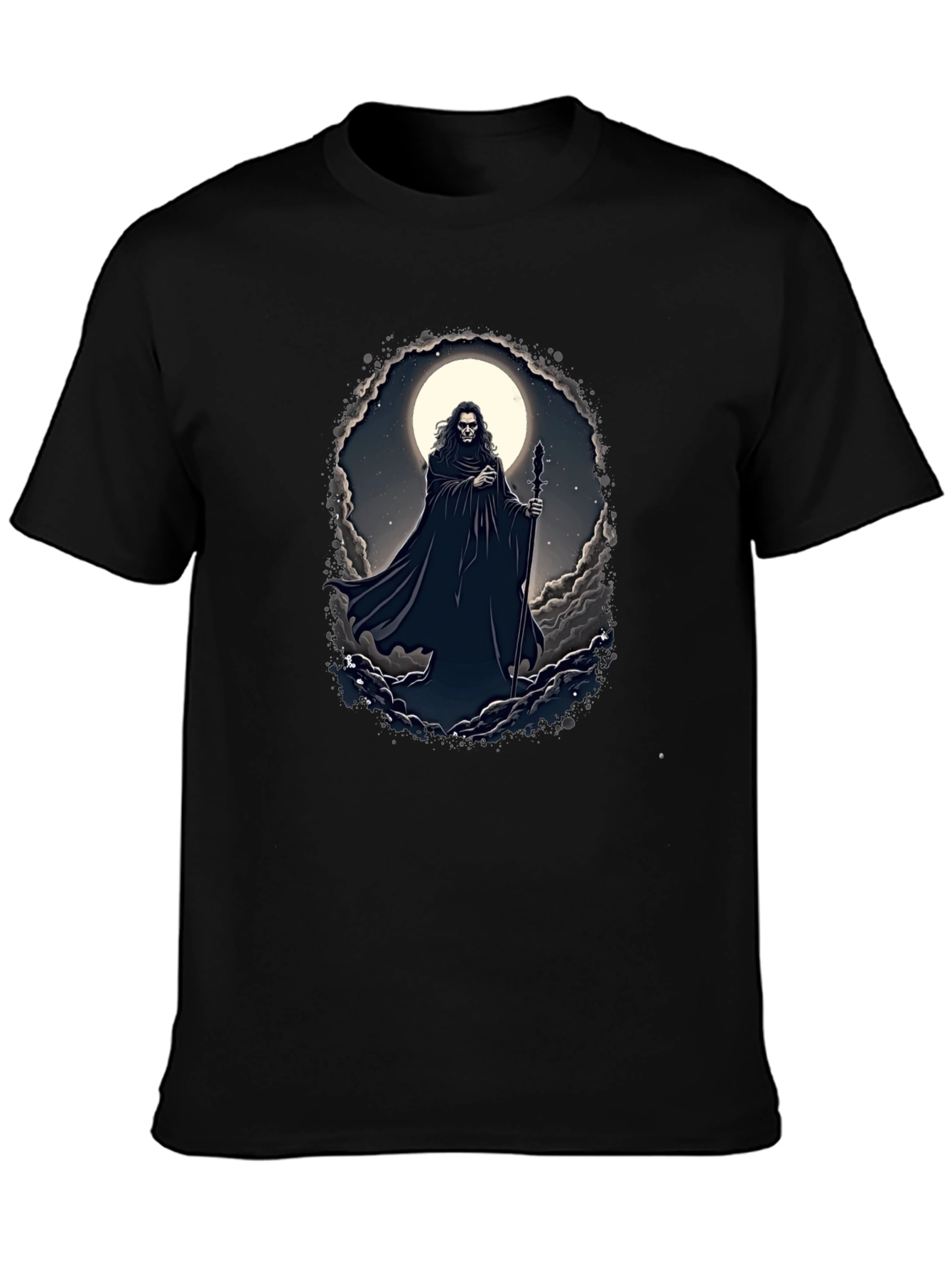 Wizard Moon T-Shirt - Gothic Fantasy Tee