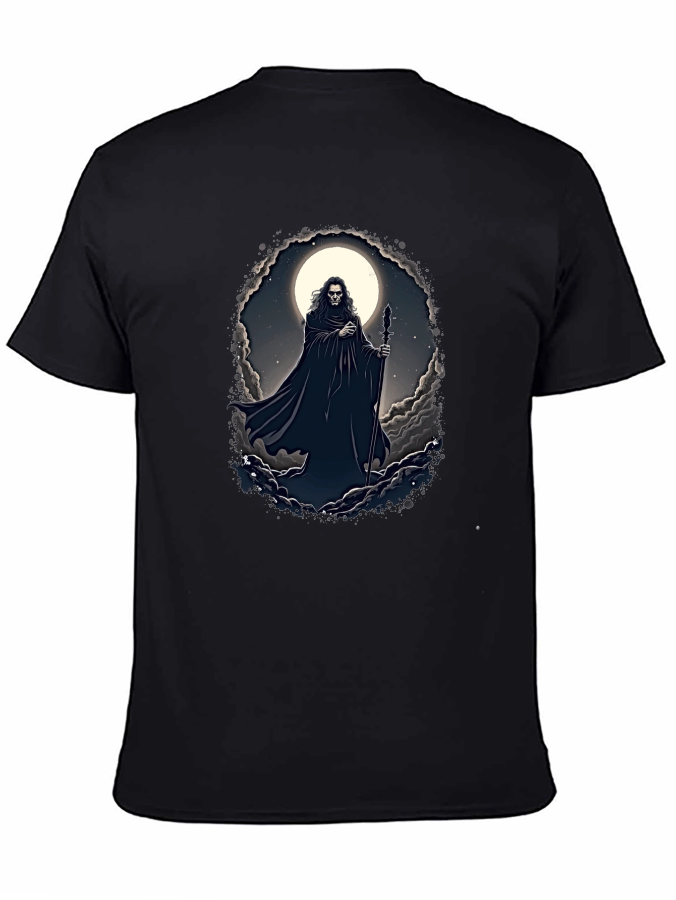 Wizard Moon T-Shirt - Gothic Fantasy Tee