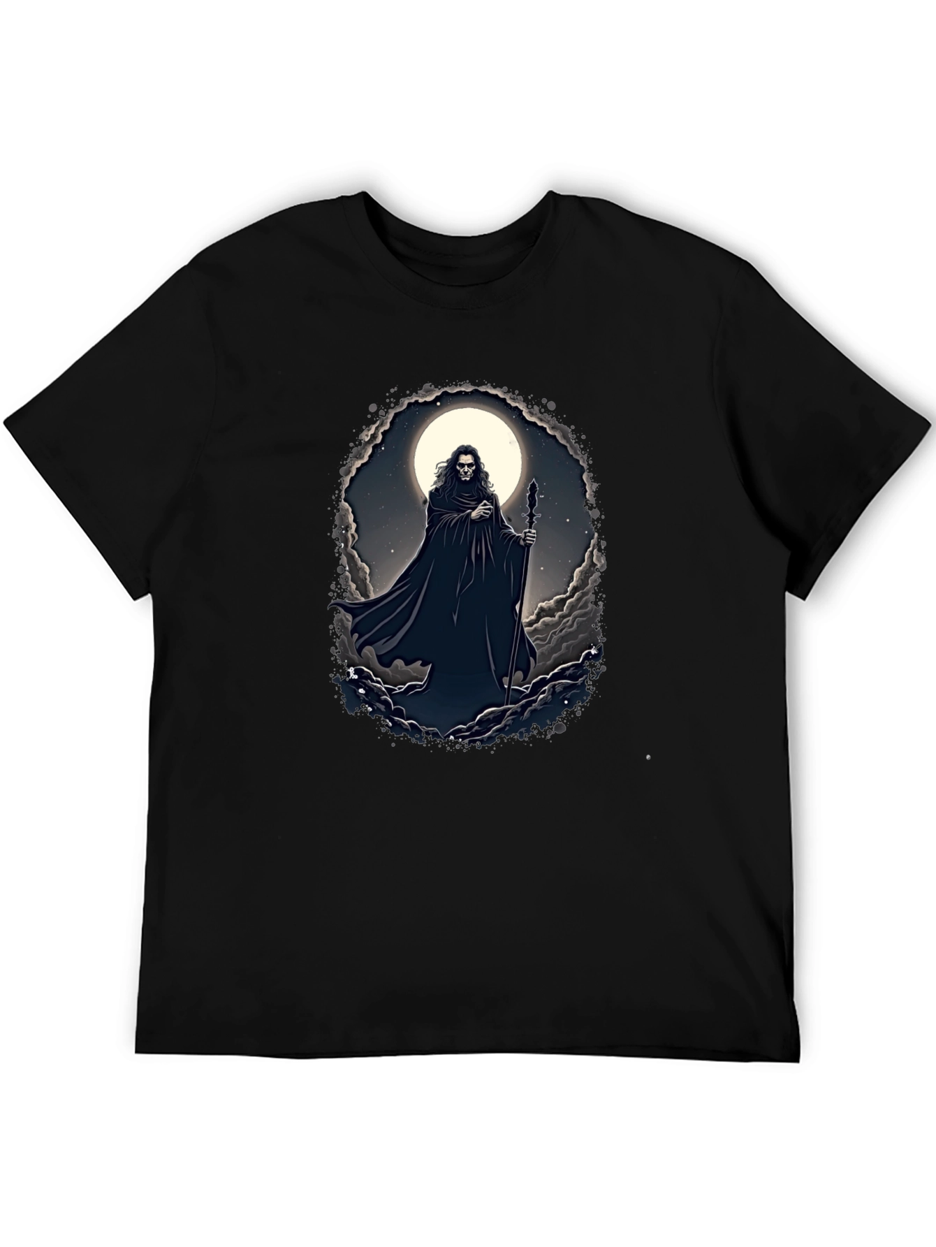 Wizard Moon T-Shirt - Gothic Fantasy Tee