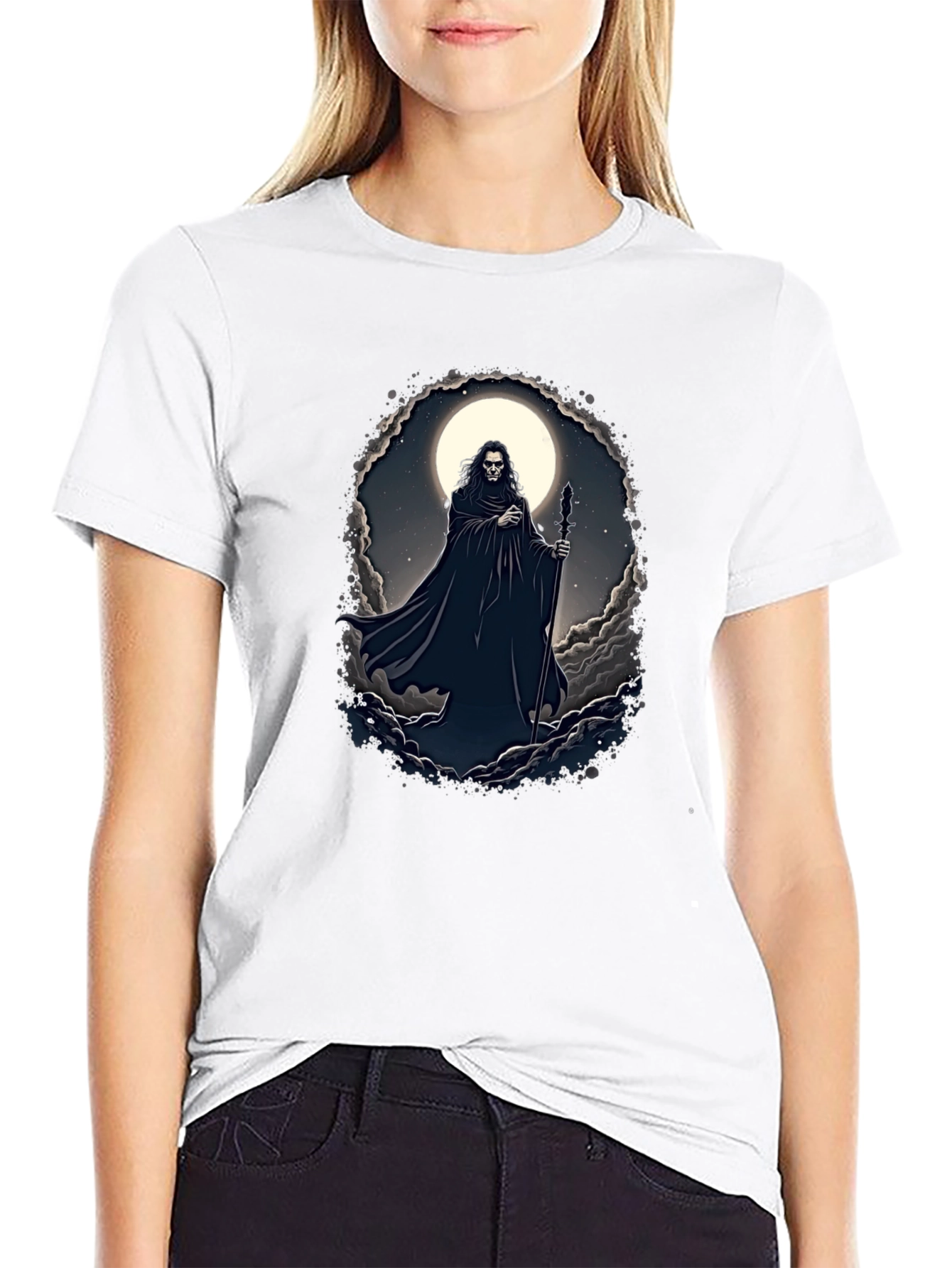 Wizard Moon T-Shirt - Gothic Fantasy Tee