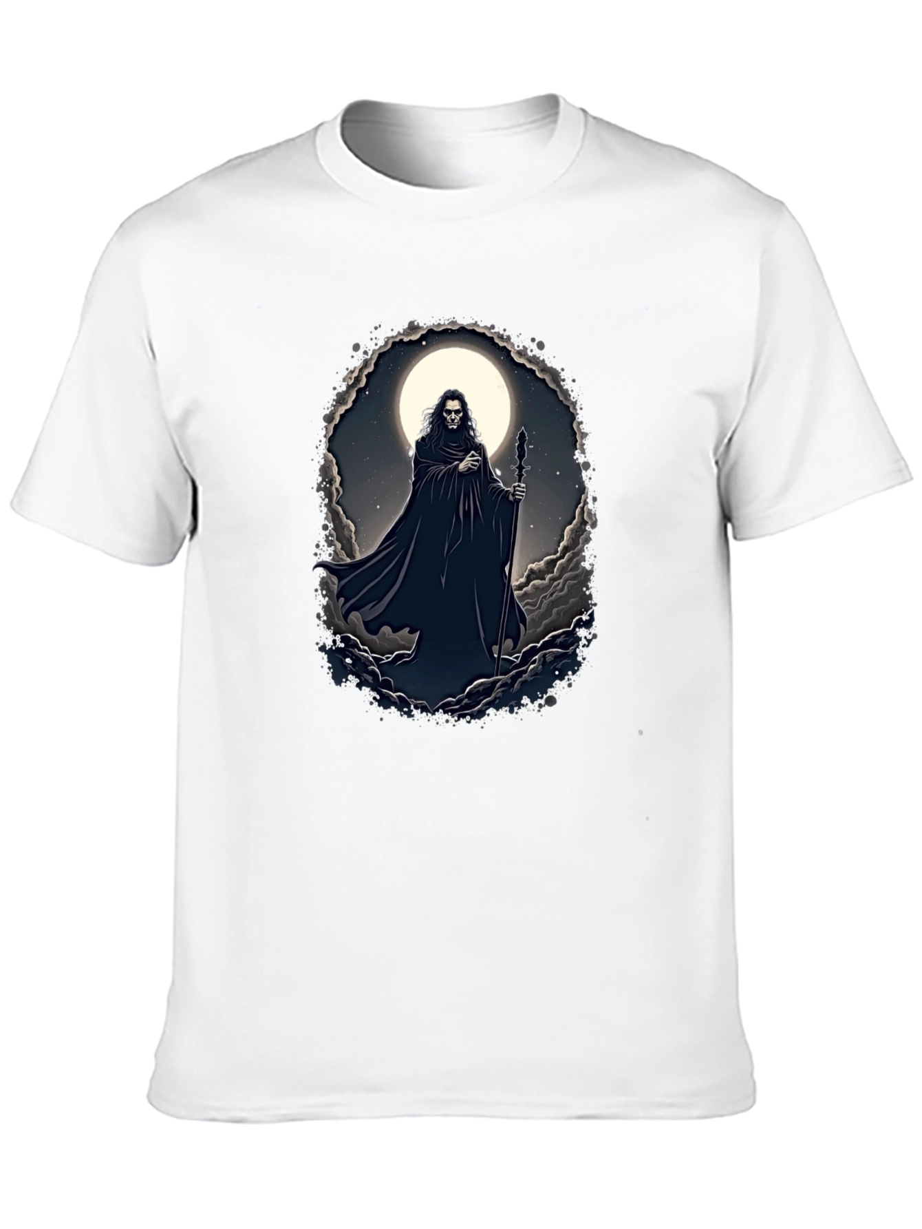 Wizard Moon T-Shirt - Gothic Fantasy Tee