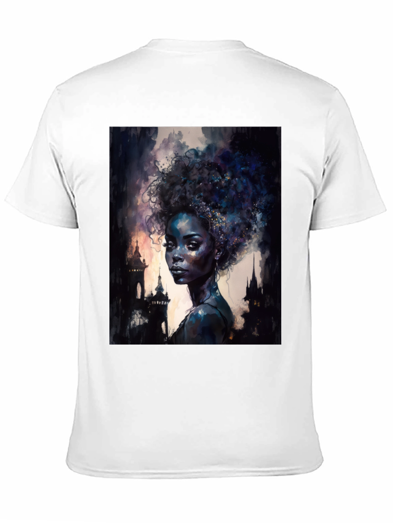 Afro Art Black T-Shirt